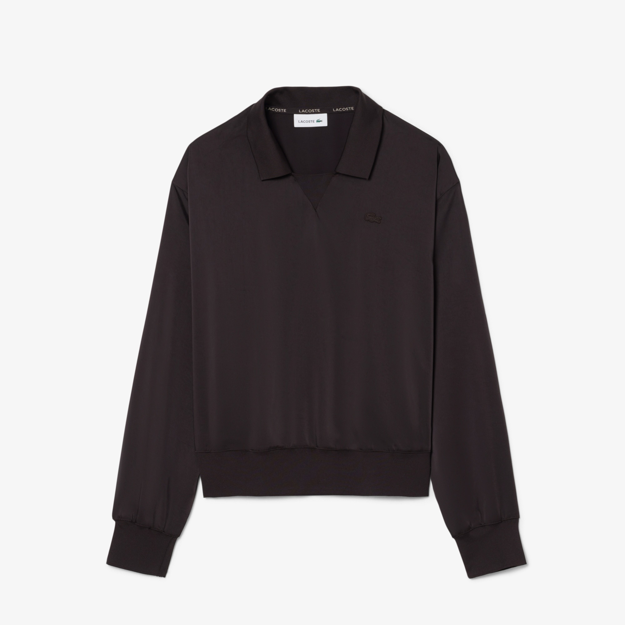 Kadın Relaxed Fit Koyu Kahverengi Polo