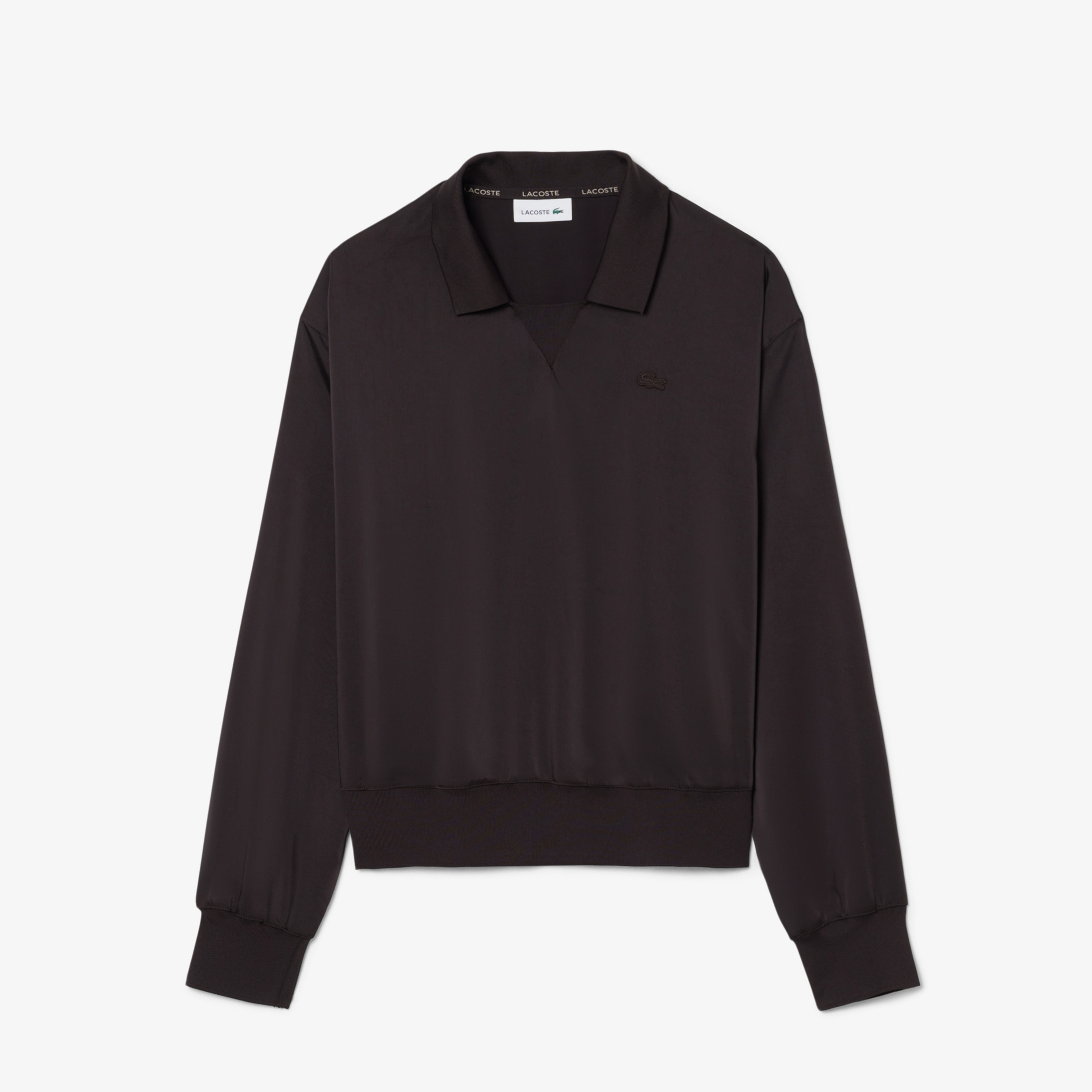 Kadın Relaxed Fit Koyu Kahverengi Polo