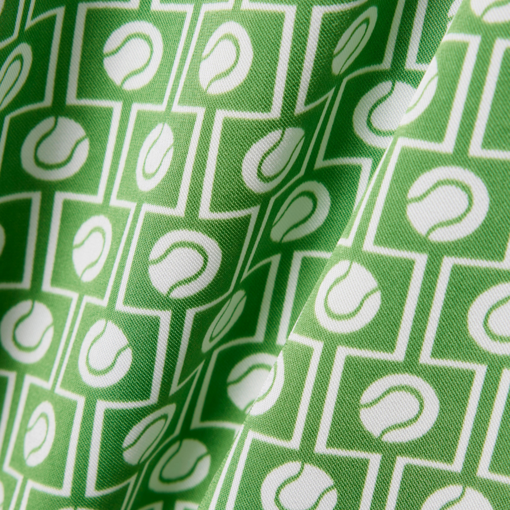 Kadın Regular Fit Desenli Yeşil Gömlek