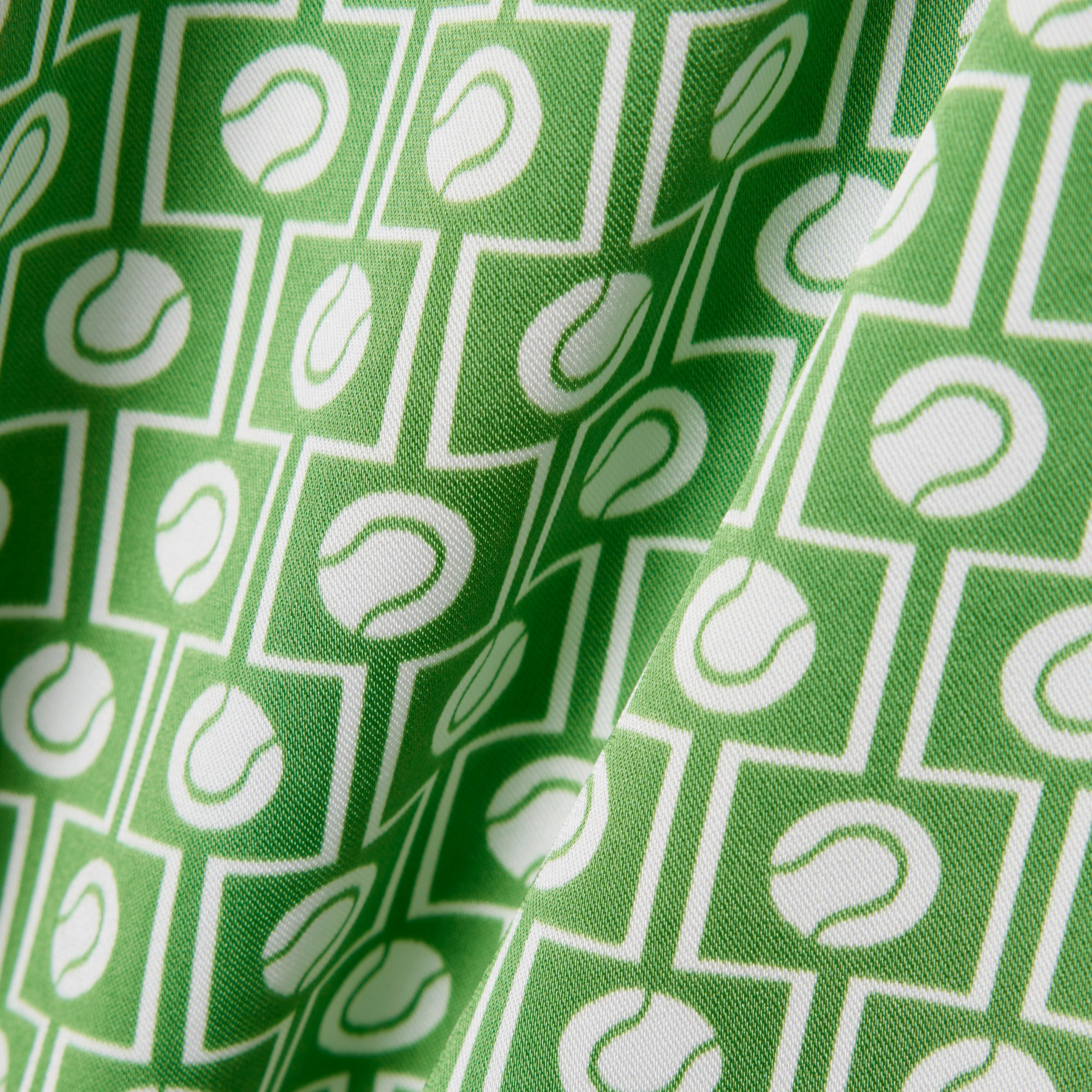 Kadın Regular Fit Desenli Yeşil Gömlek