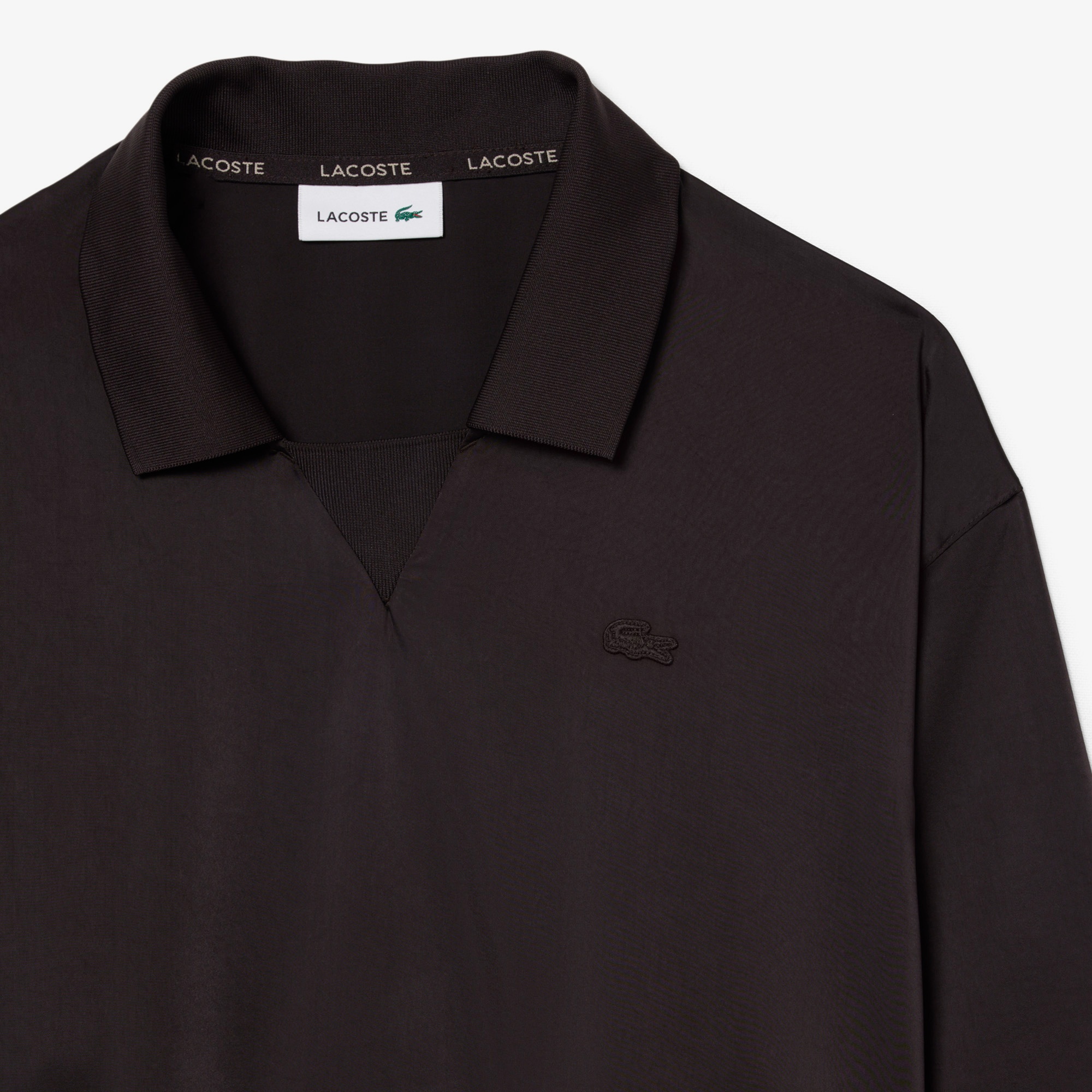 Kadın Relaxed Fit Koyu Kahverengi Polo
