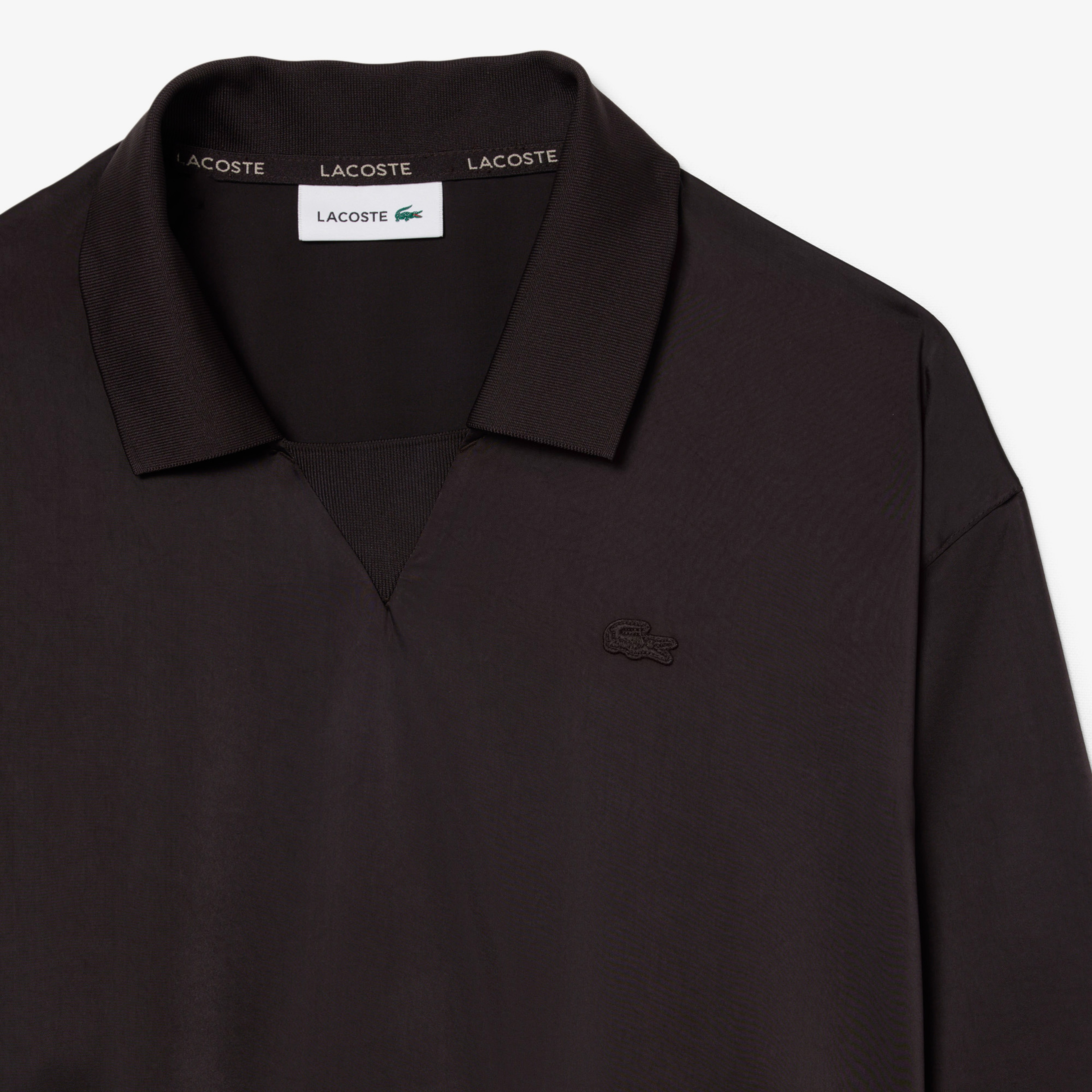 Kadın Relaxed Fit Koyu Kahverengi Polo