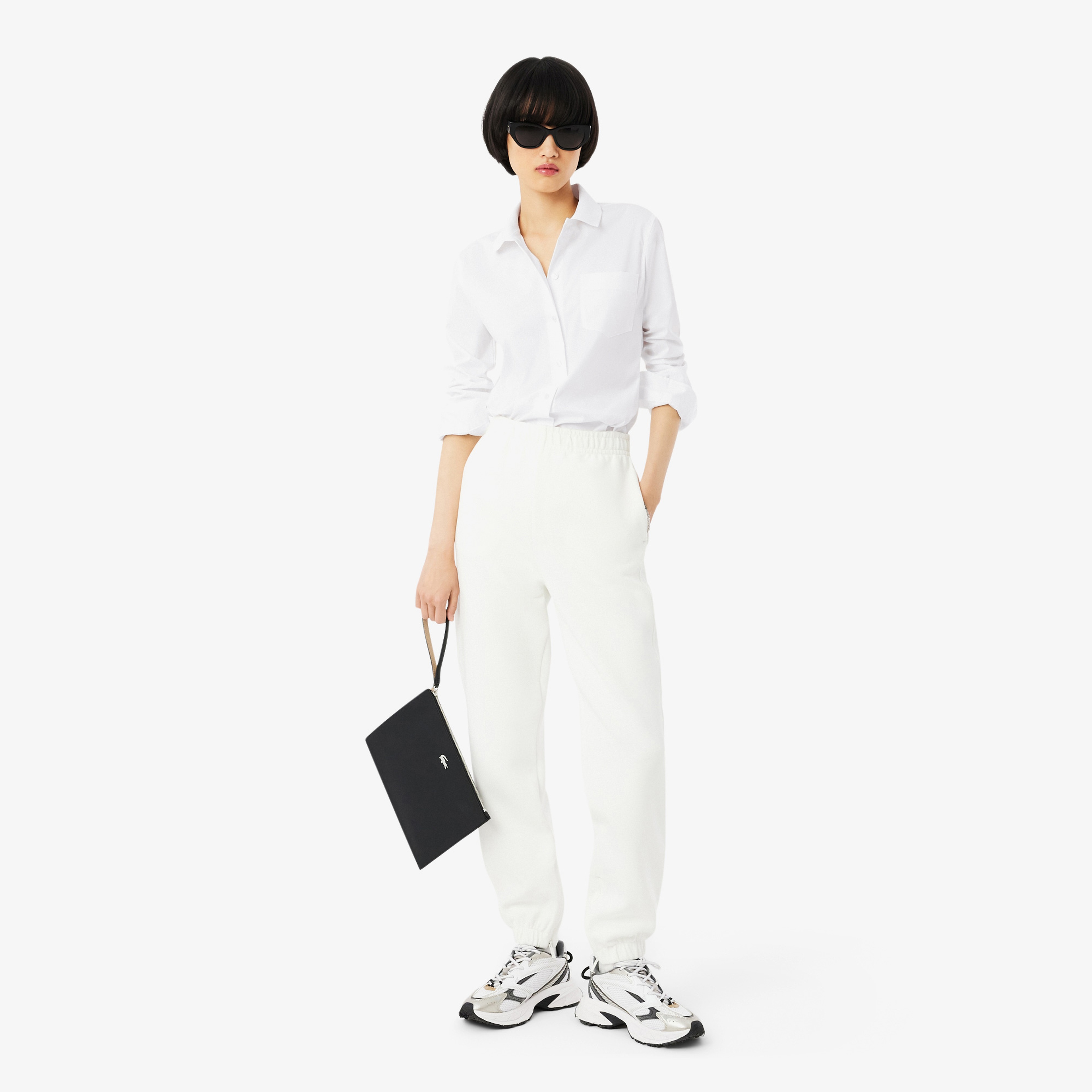 Kadın Slim Fit Beyaz Gömlek