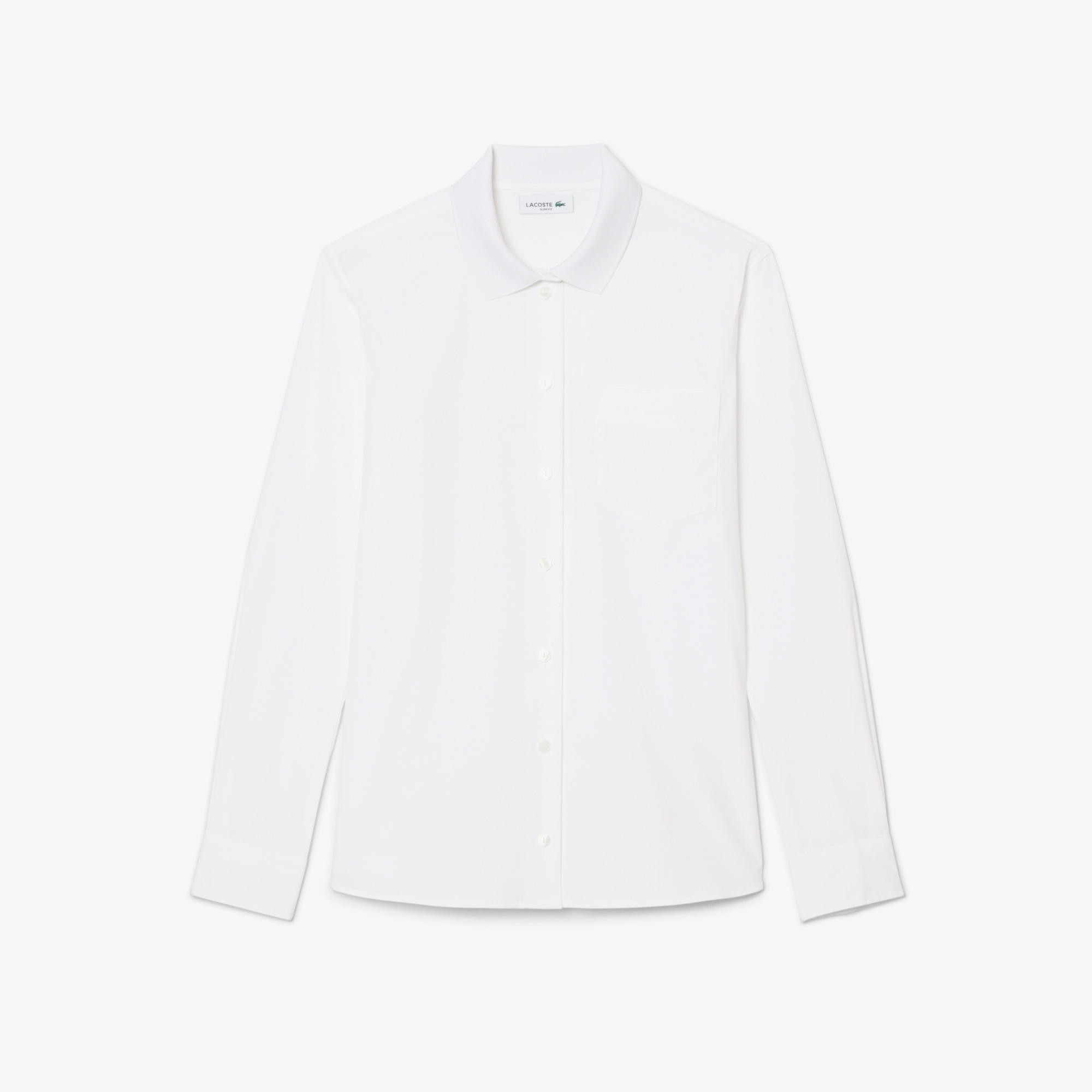 Kadın Slim Fit Beyaz Gömlek