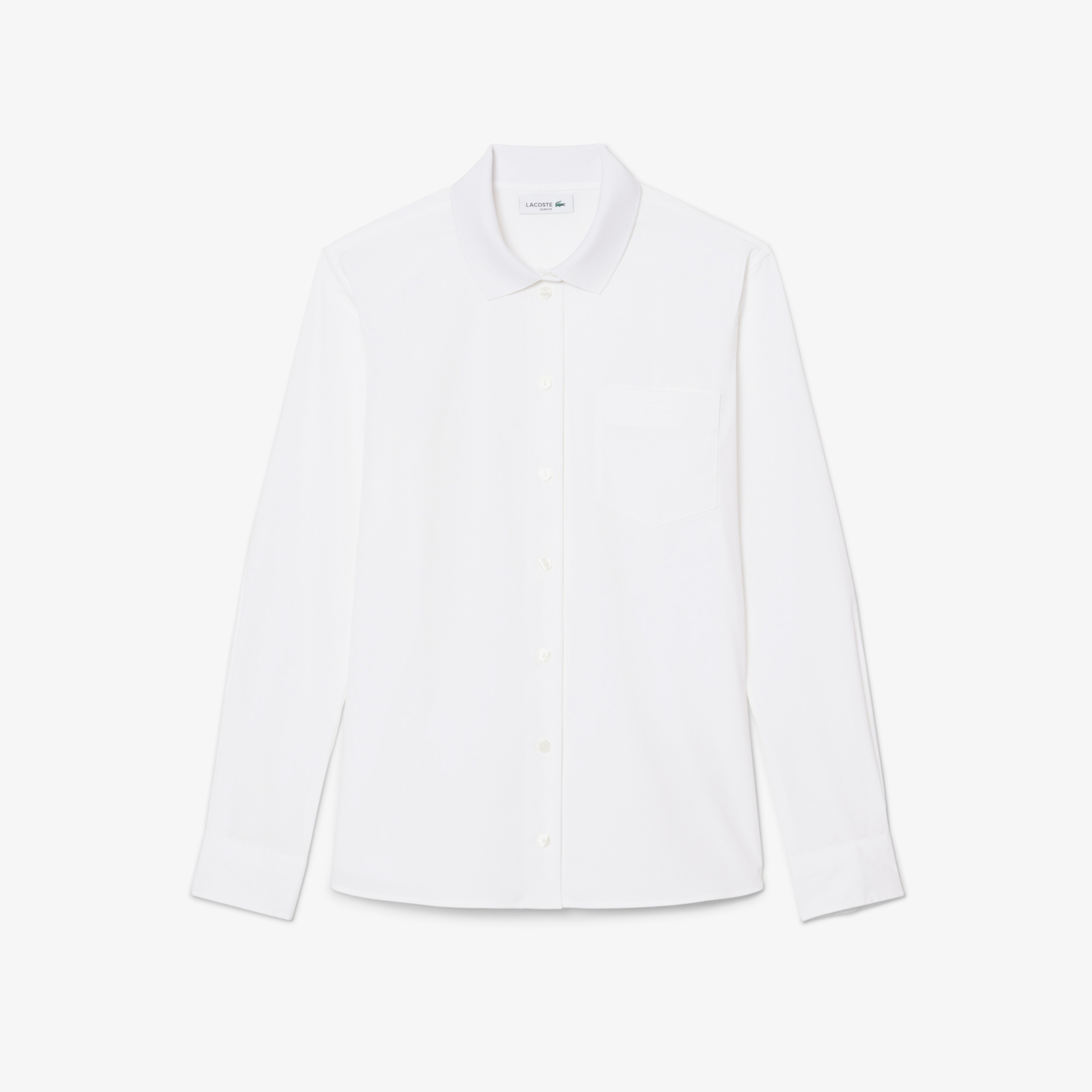 Kadın Slim Fit Beyaz Gömlek