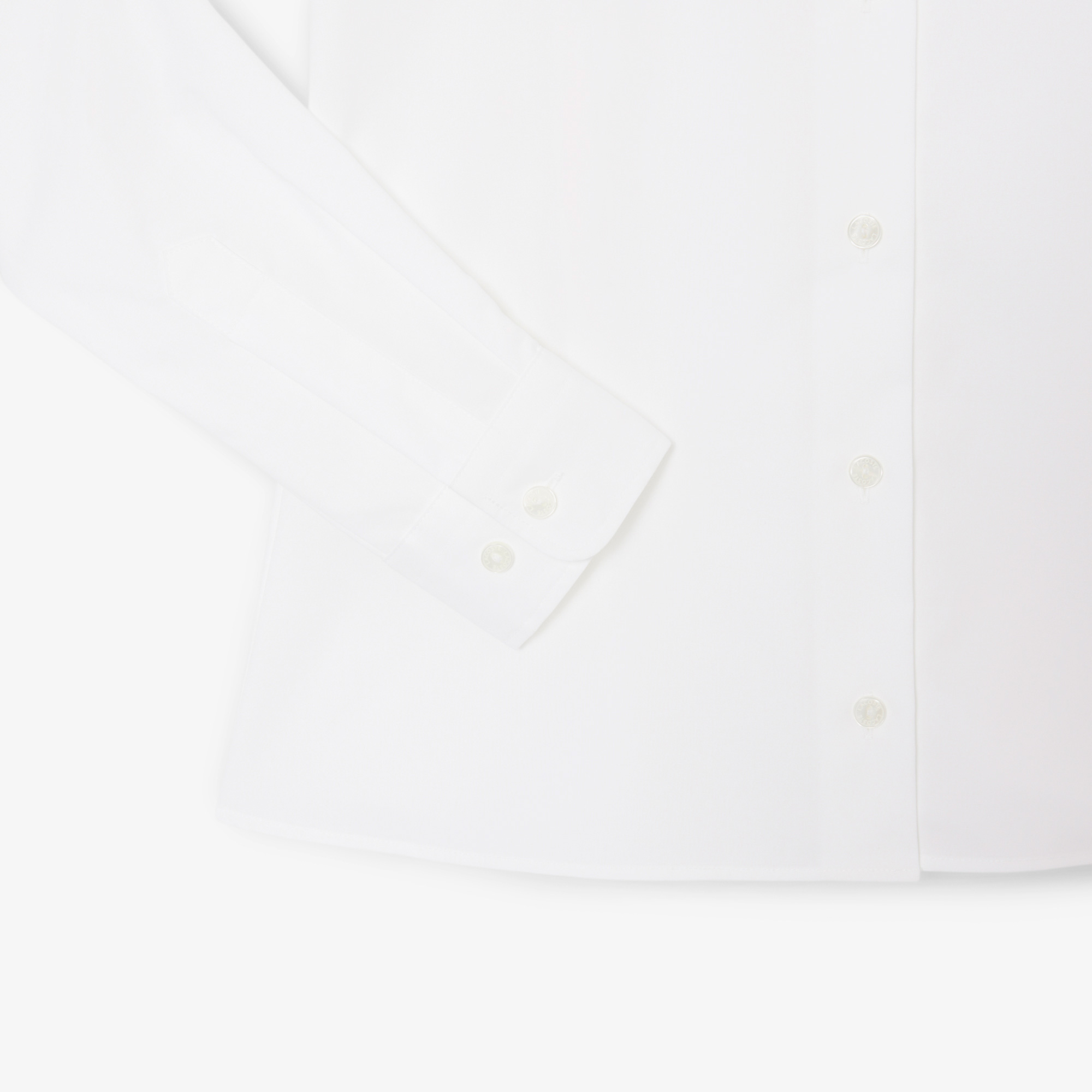Lacoste Kadın Slim Fit Beyaz Gömlek görsel 7