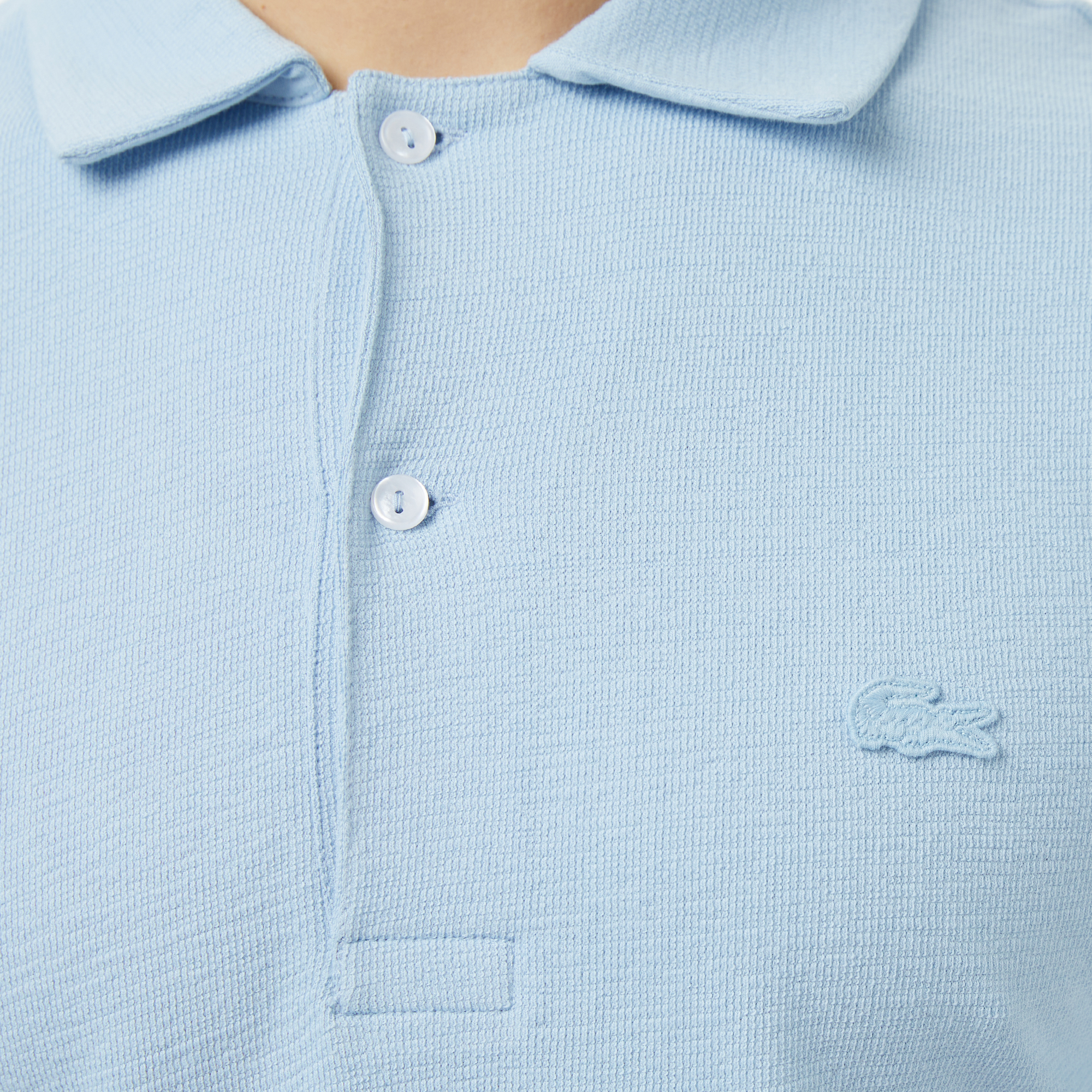 Lacoste Erkek Classic Fit Mavi Polo görsel 7