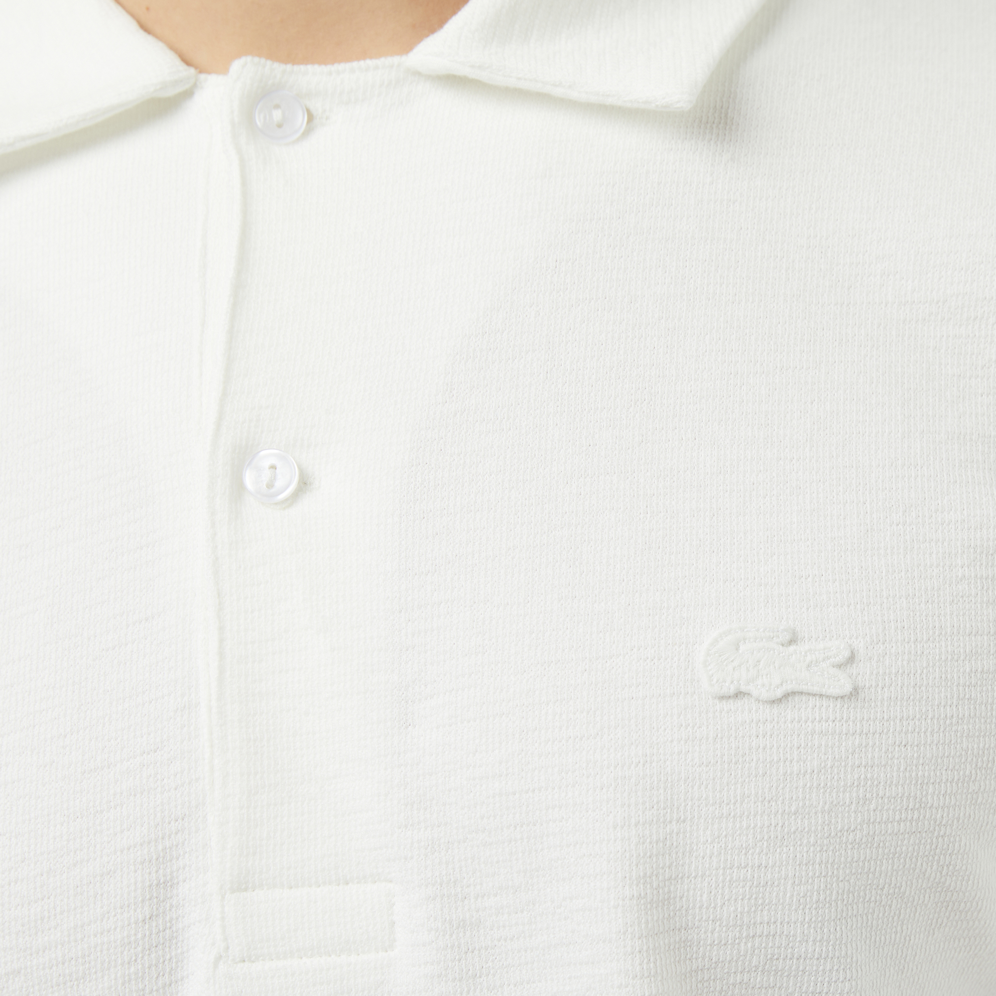 Lacoste Erkek Classic Fit Beyaz Polo görsel 7