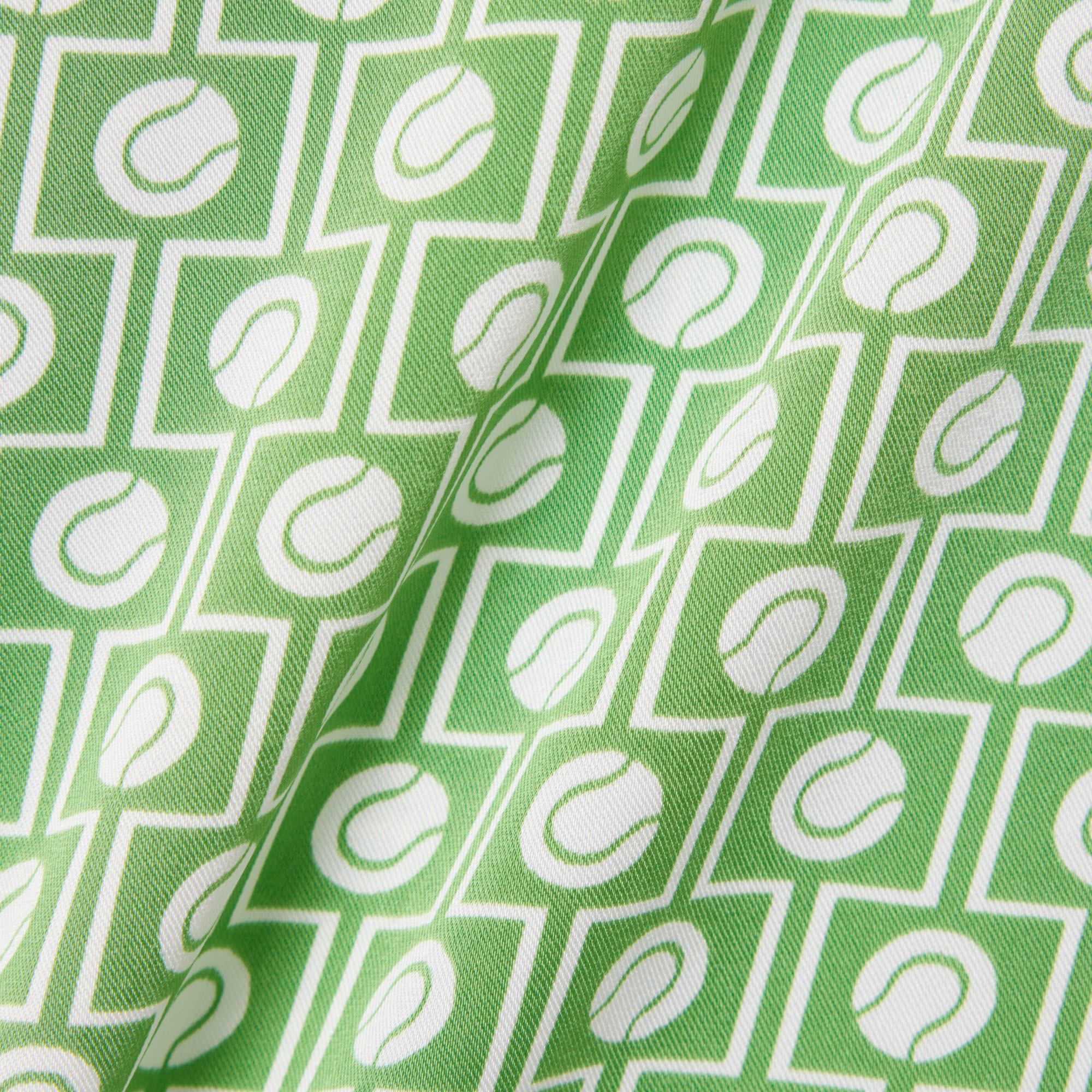 Lacoste Kadın Regular Fit Uzun Kollu Polo Yaka Yeşil Elbise görsel 7
