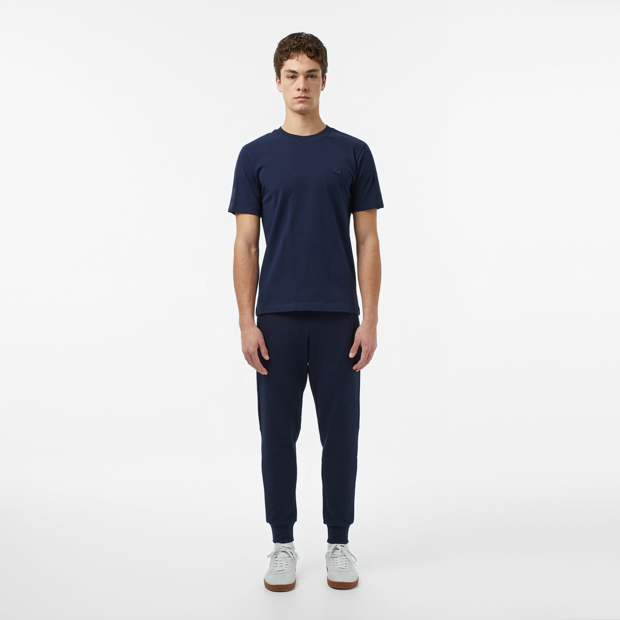 Erkek Regular Fit Bisiklet Yaka Lacivert T-Shirt