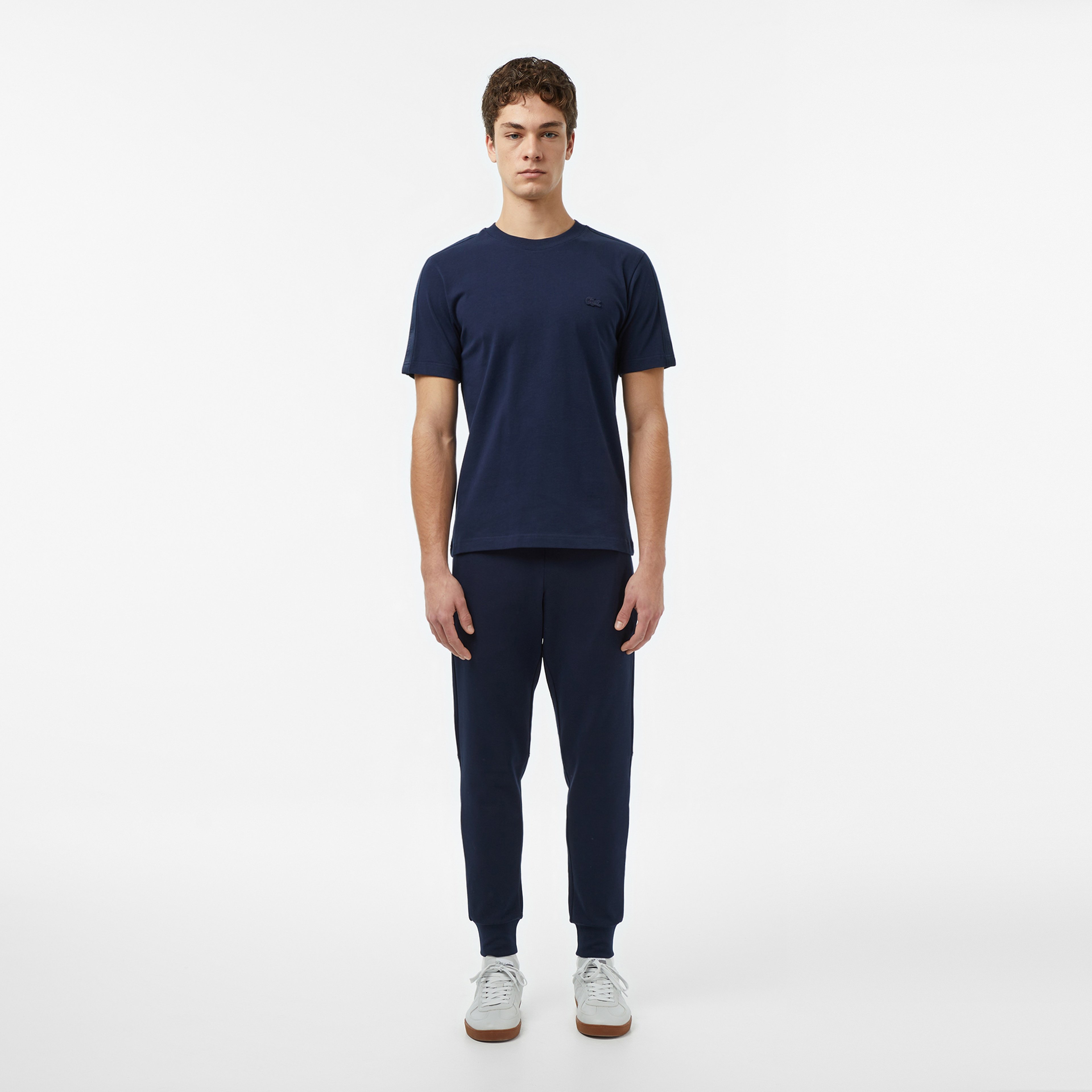 Erkek Regular Fit Bisiklet Yaka Lacivert T-Shirt