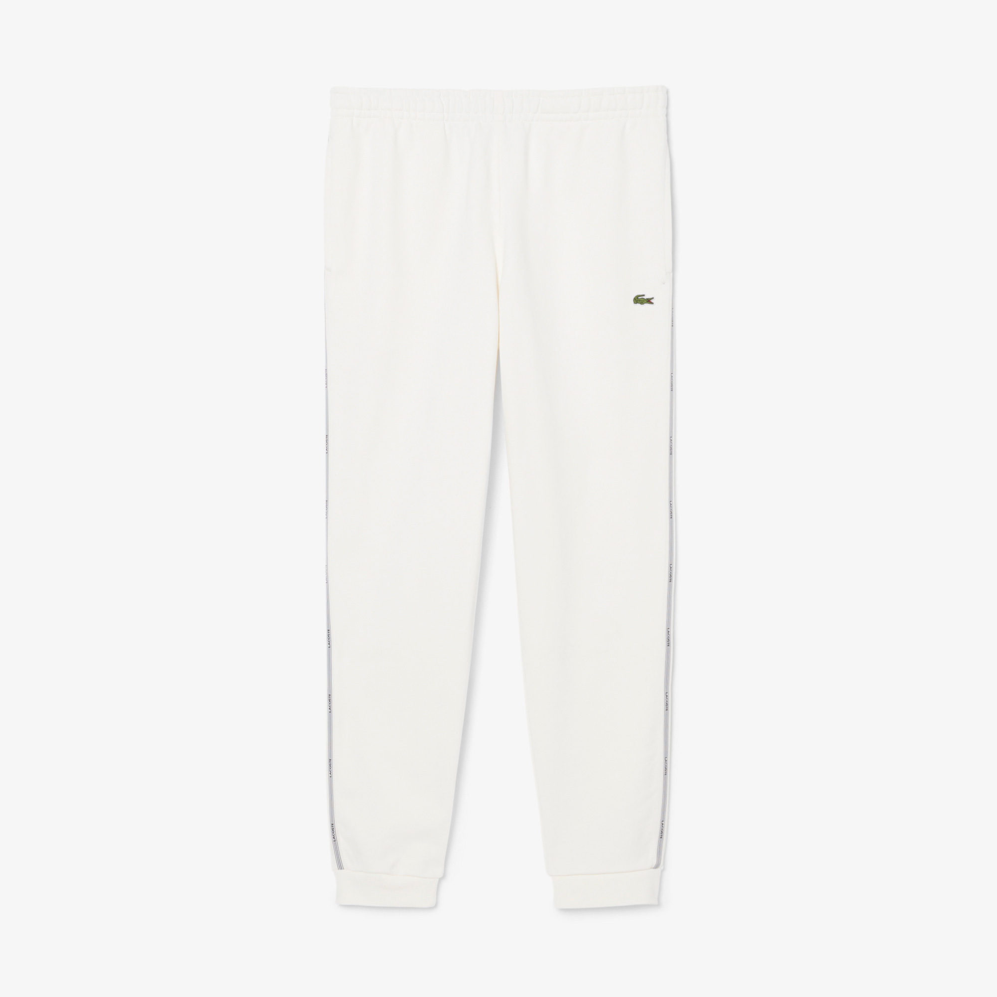 Lacoste Erkek Tapered Fit Beyaz Eşofman Altı görsel 5