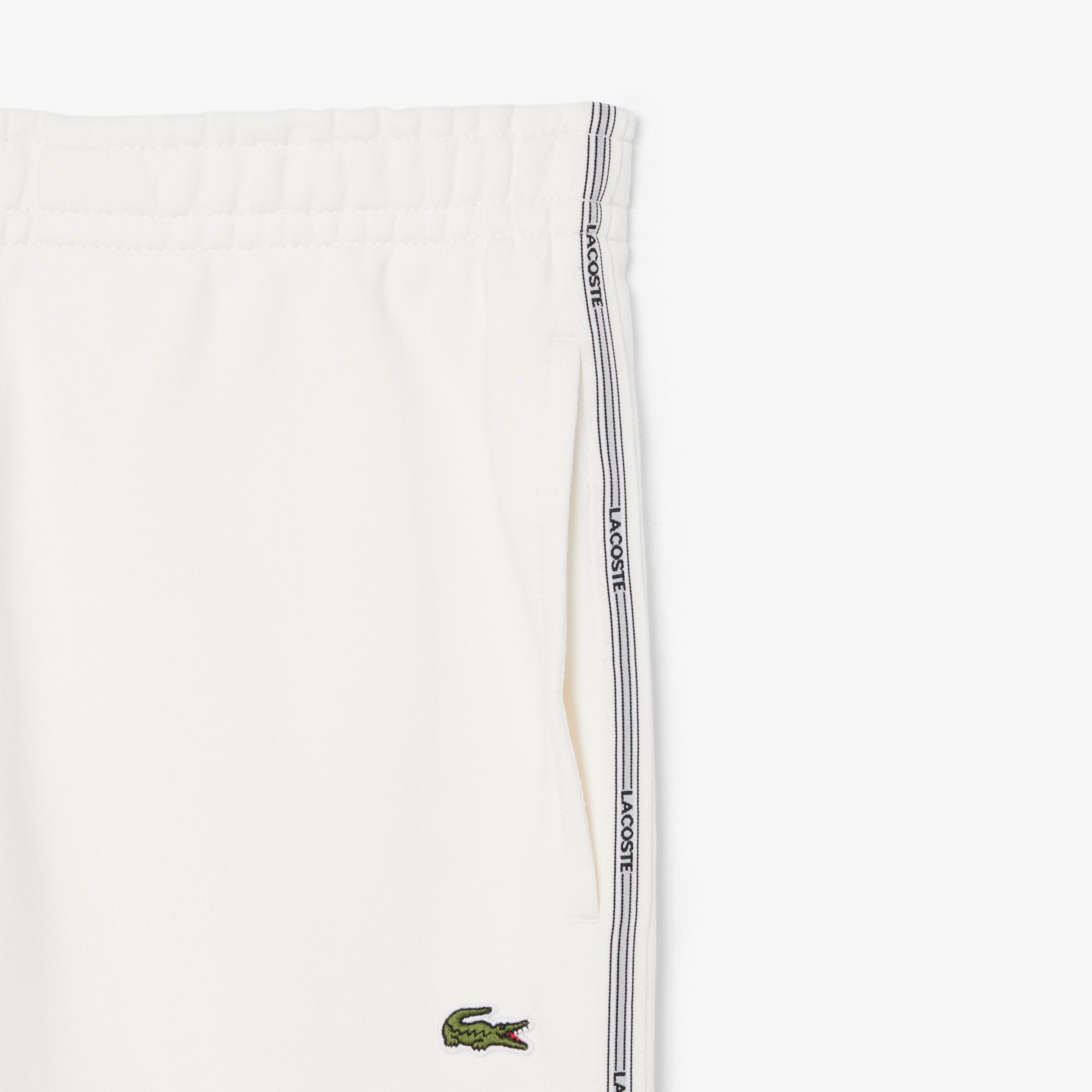 Lacoste Erkek Tapered Fit Beyaz Eşofman Altı görsel 6