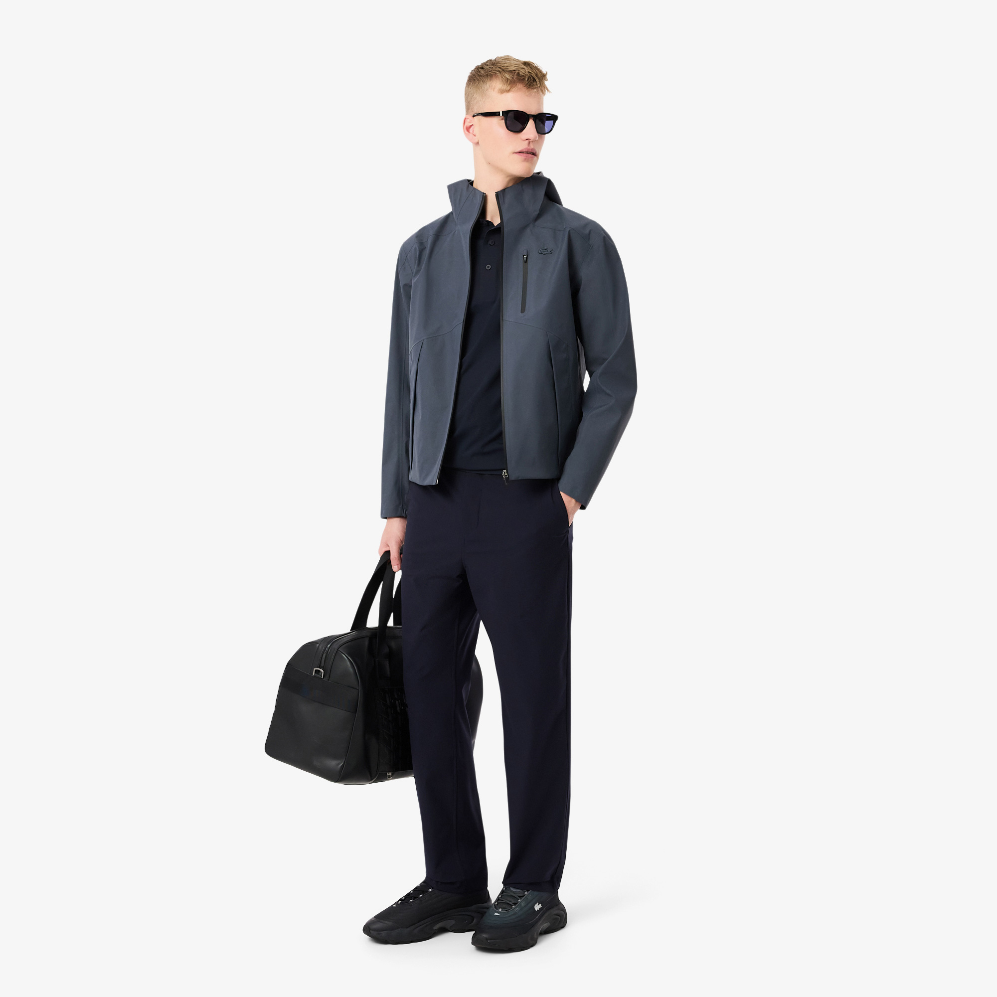 Lacoste Erkek Regular Fit Lacivert Commuter Pantolon görsel 4