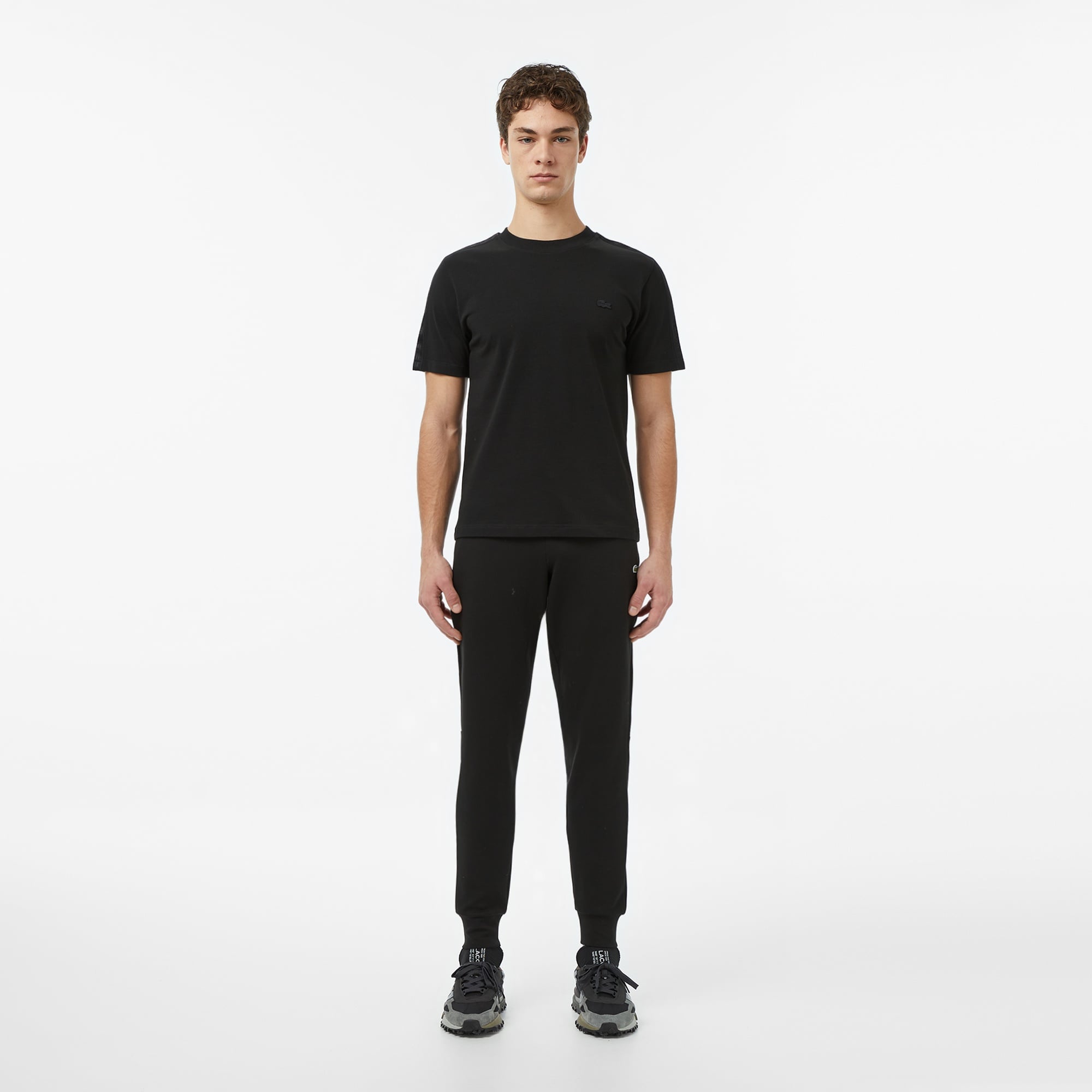 Erkek Regular Fit Bisiklet Yaka Siyah T-Shirt