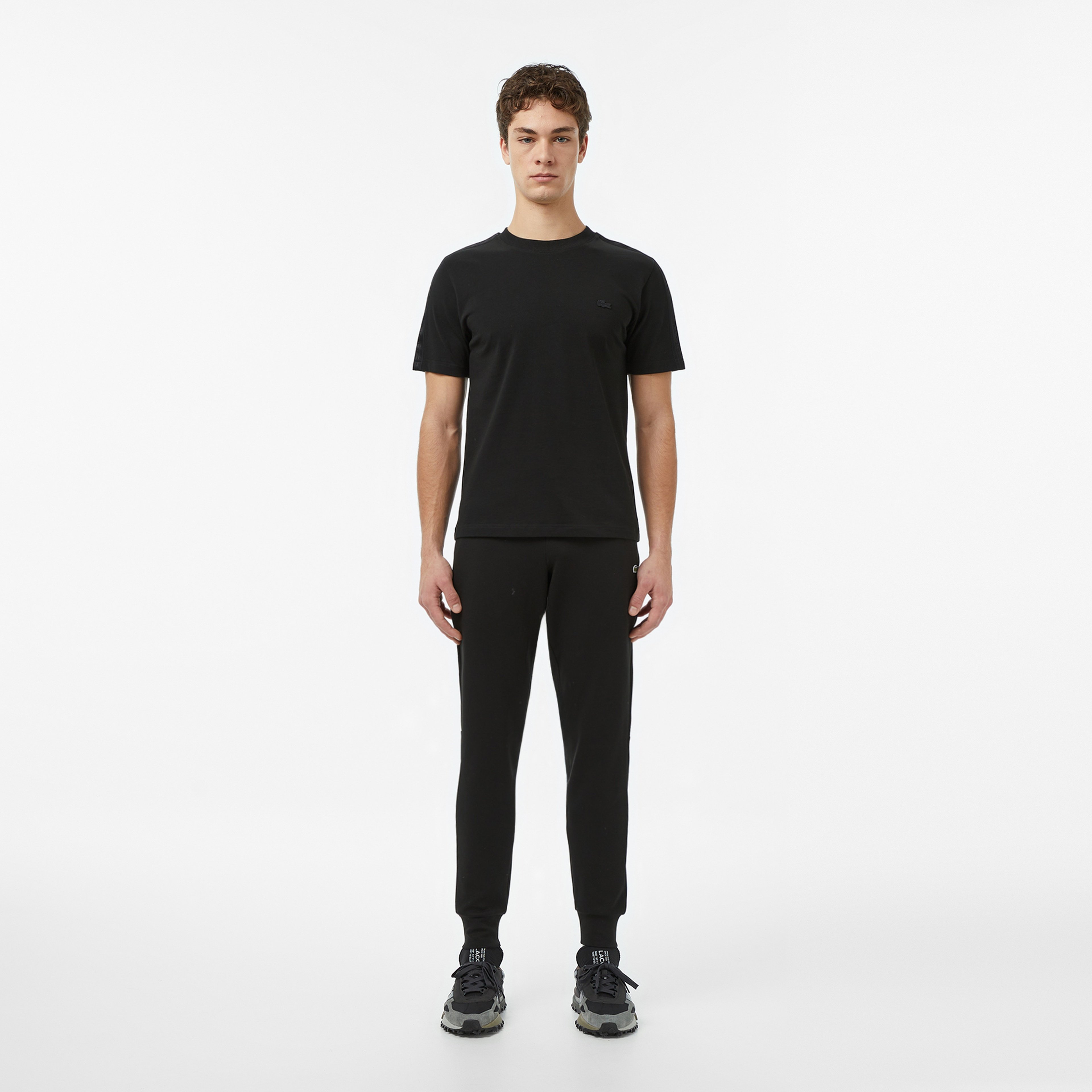 Erkek Regular Fit Bisiklet Yaka Siyah T-Shirt