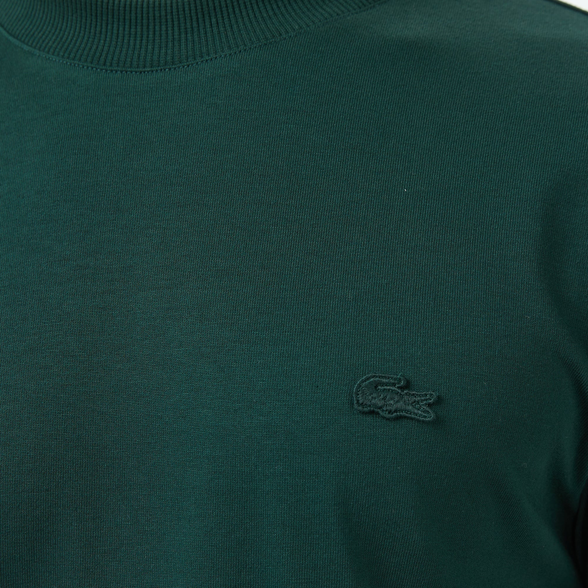 Erkek Relaxed Fit Bisiklet Yaka Yeşil T-Shirt