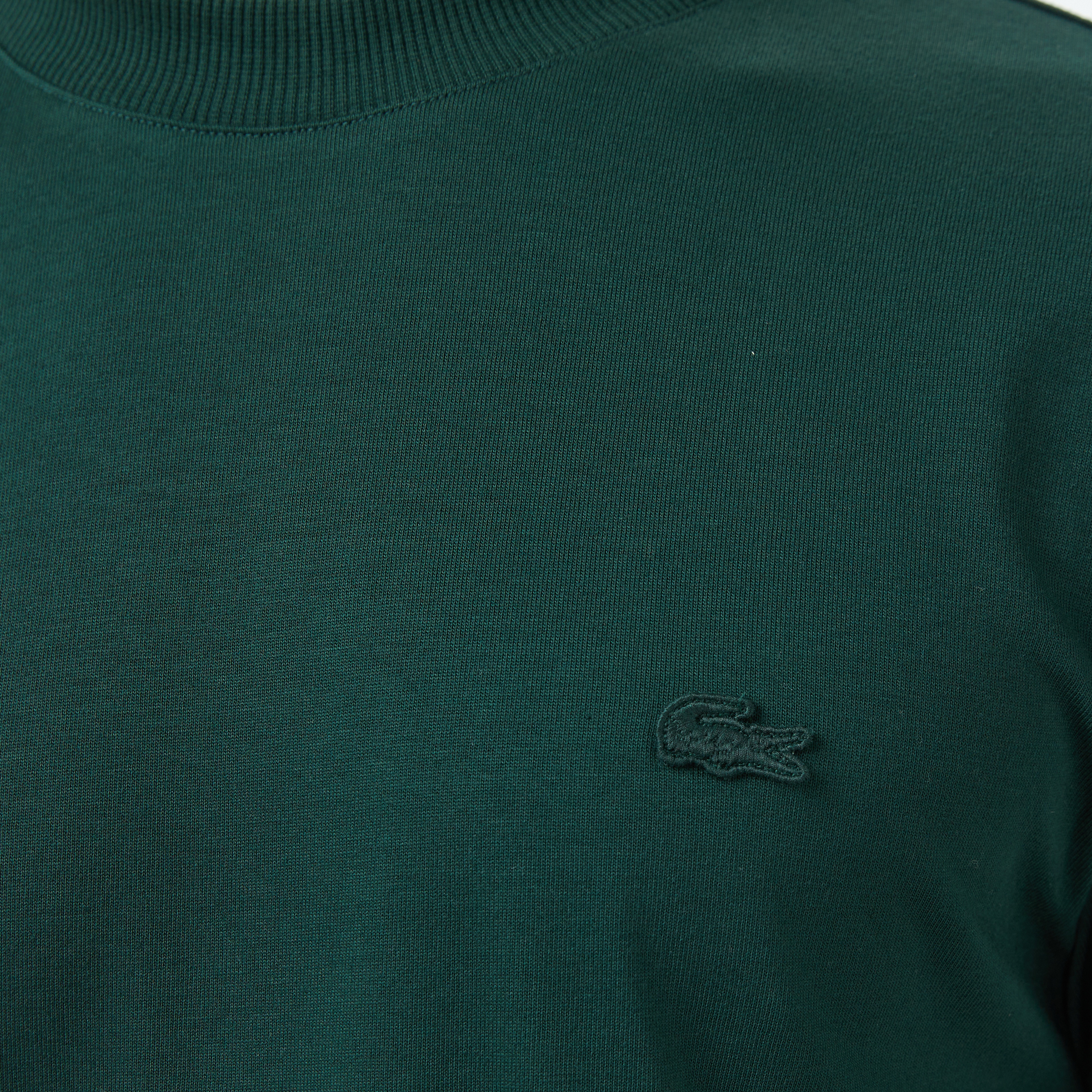 Erkek Relaxed Fit Bisiklet Yaka Yeşil T-Shirt