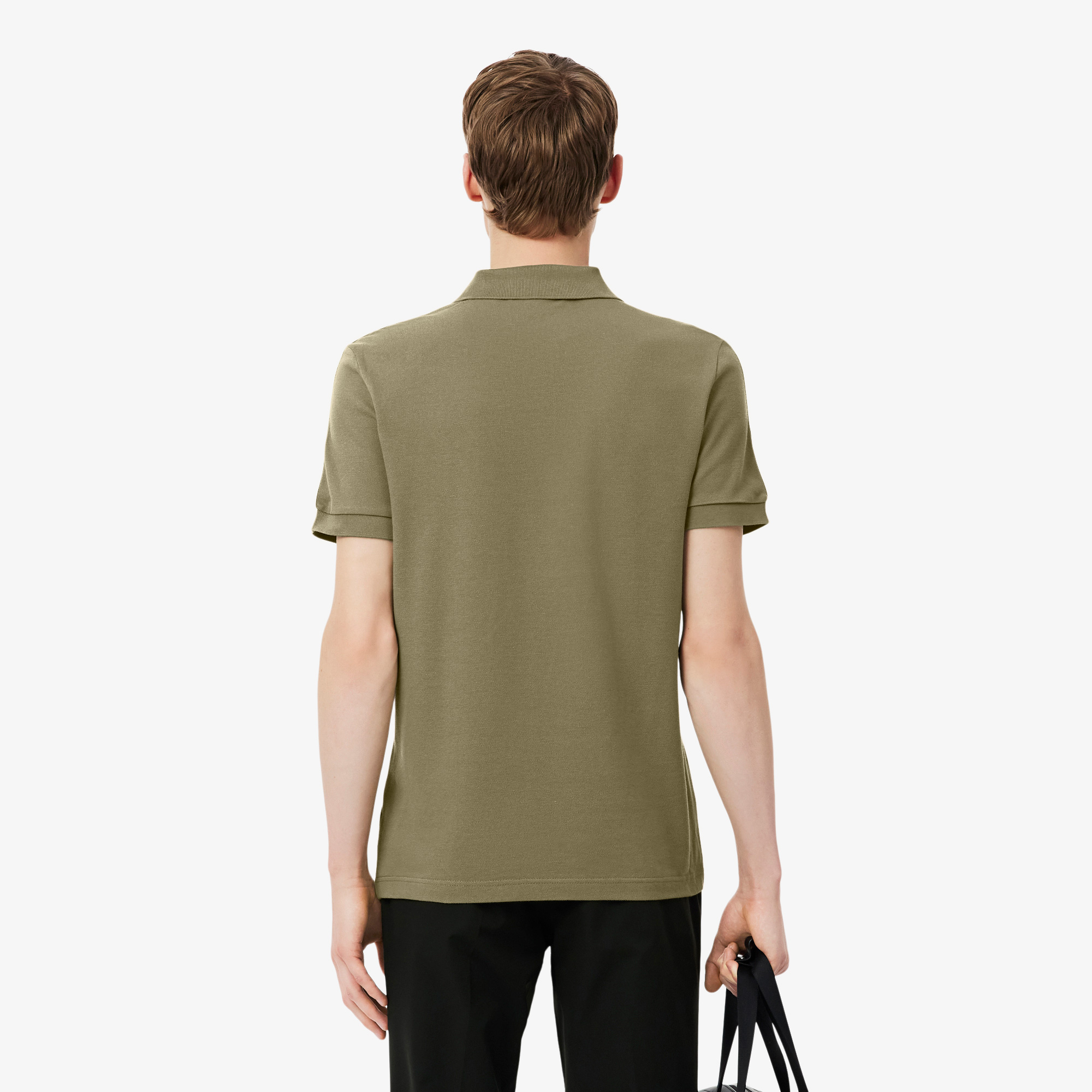 Lacoste Erkek Regular Fit Haki Polo görsel 3