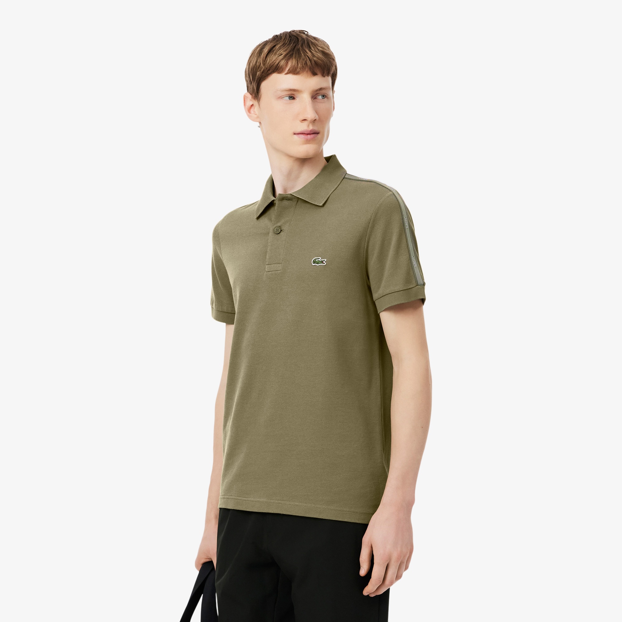 Erkek Regular Fit Haki Polo