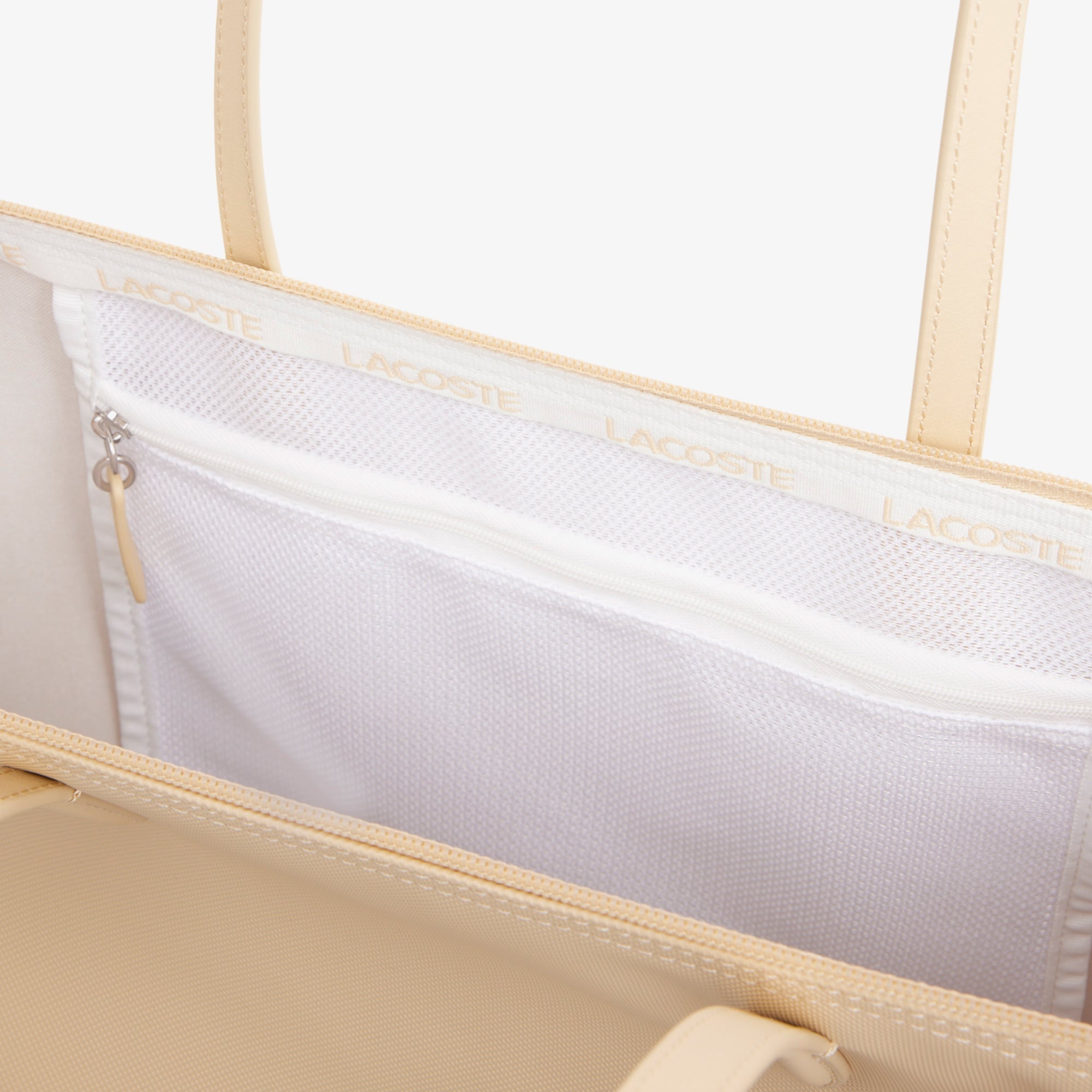 Large L.12.12 Kadın Bej Omuz Çantası