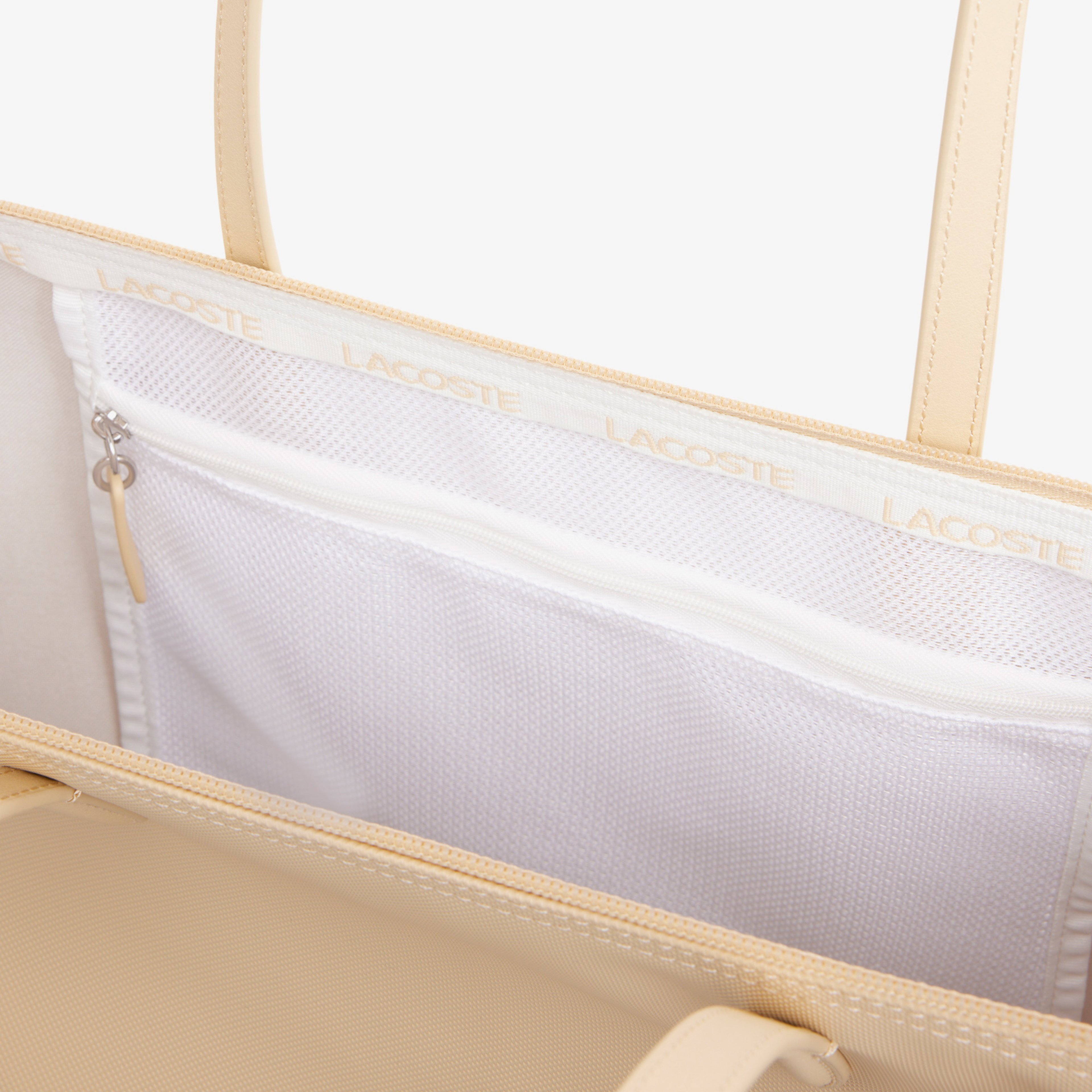 Large L.12.12 Kadın Bej Omuz Çantası