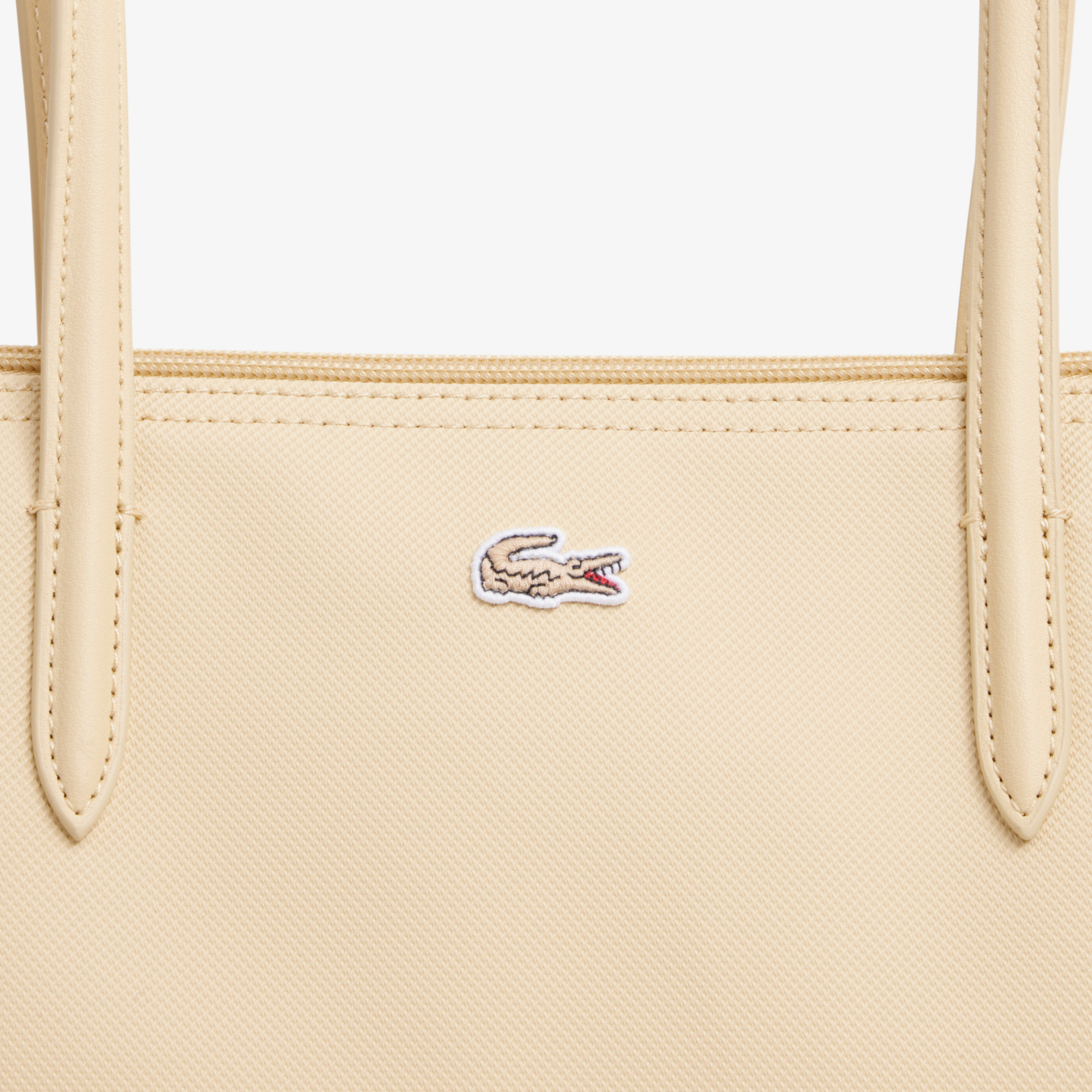 Lacoste Large L.12.12 Kadın Bej Omuz Çantası görsel 4