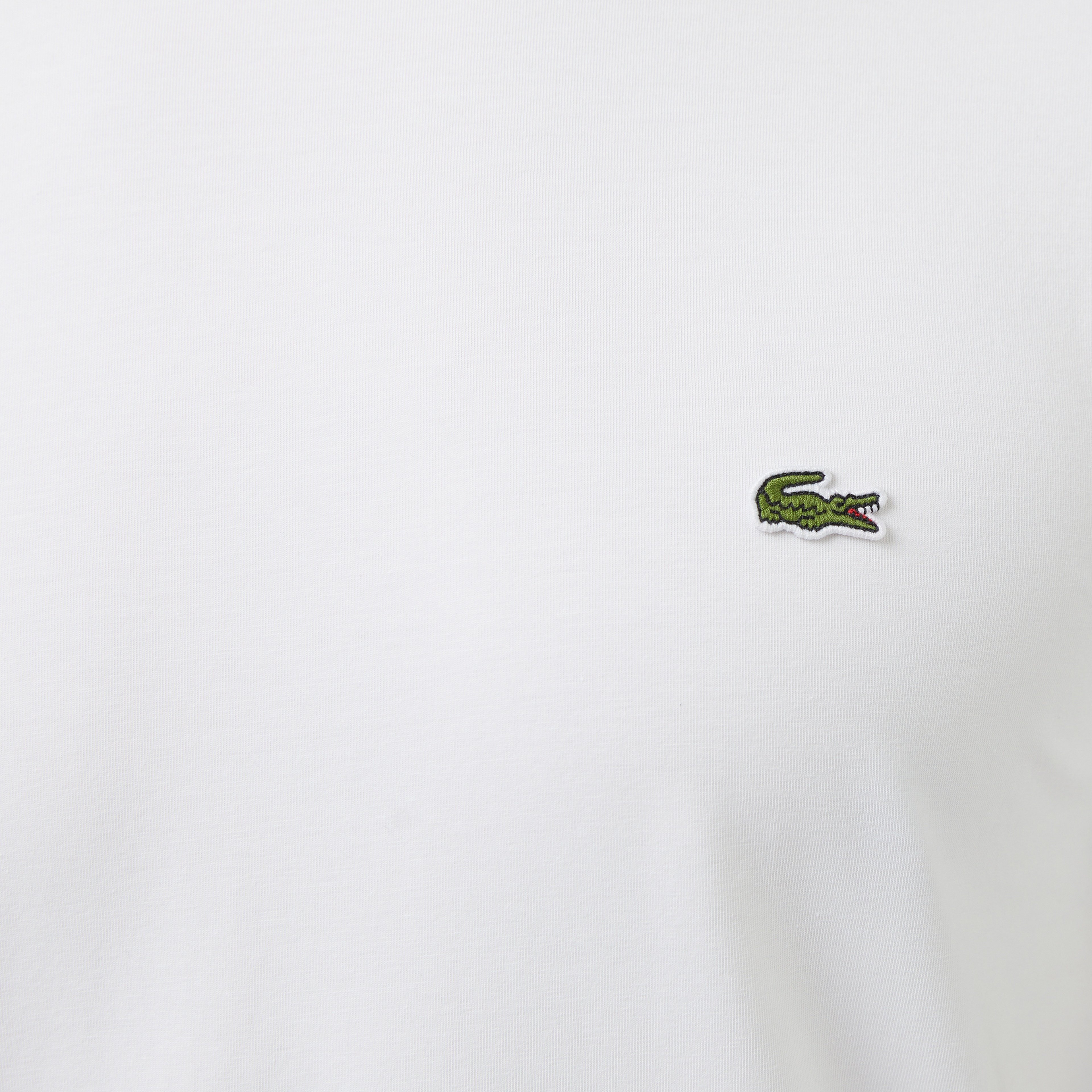 Erkek Slim Fit Bisiklet Yaka Beyaz T-Shirt