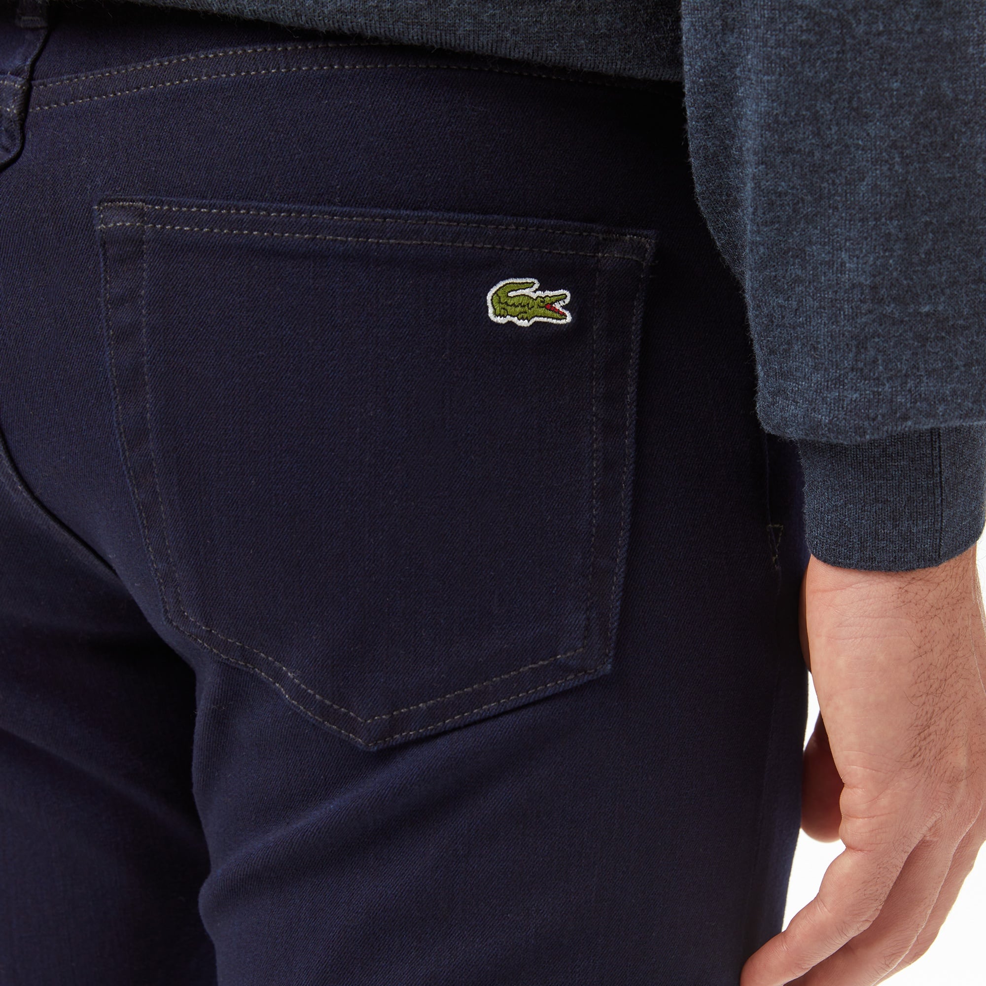 Erkek Slim Fit Lacivert Jean Pantolon