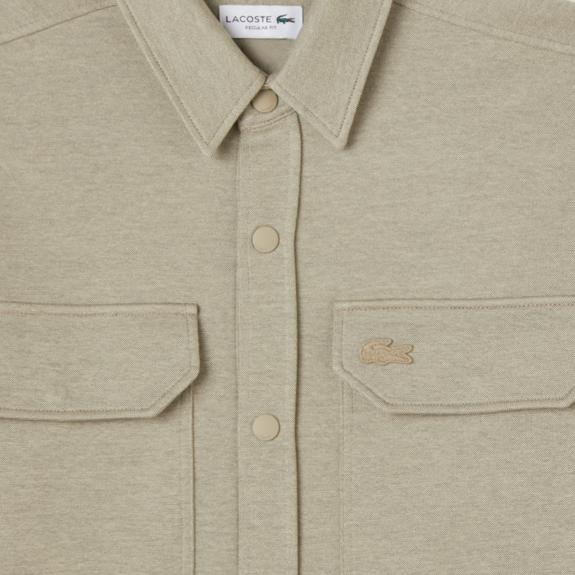 Lacoste Erkek Regular Fit Bej Gömlek görsel 4