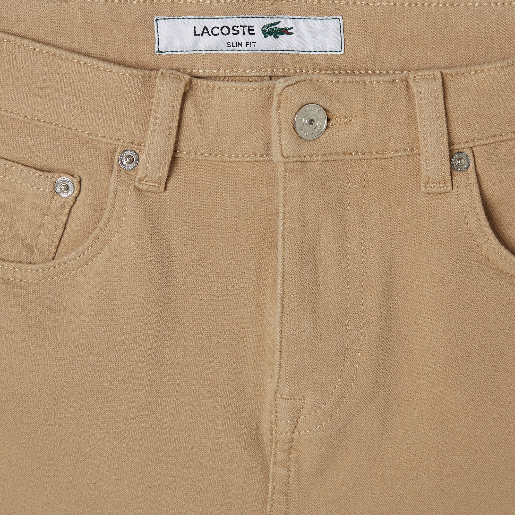 Erkek Slim Fit Bej Jean Pantolon