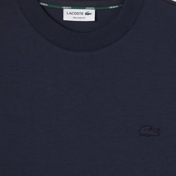 Erkek Relaxed Fit Bisiklet Yaka Lacivert T-Shirt Lacivert