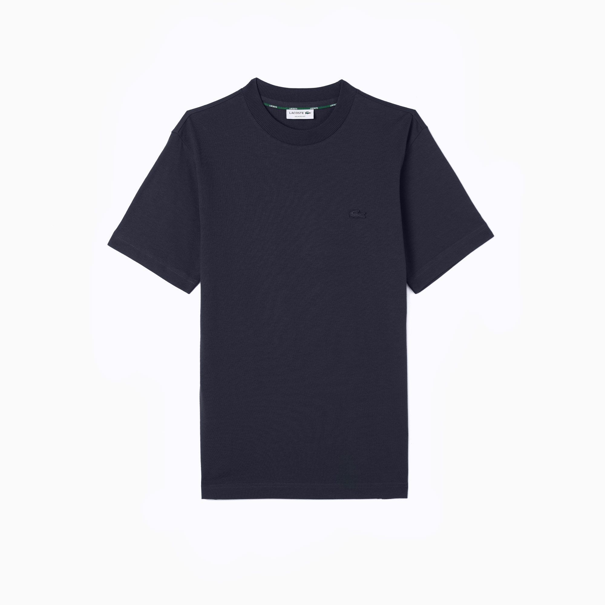 Lacoste Erkek Relaxed Fit Bisiklet Yaka Lacivert T-Shirt görsel 3