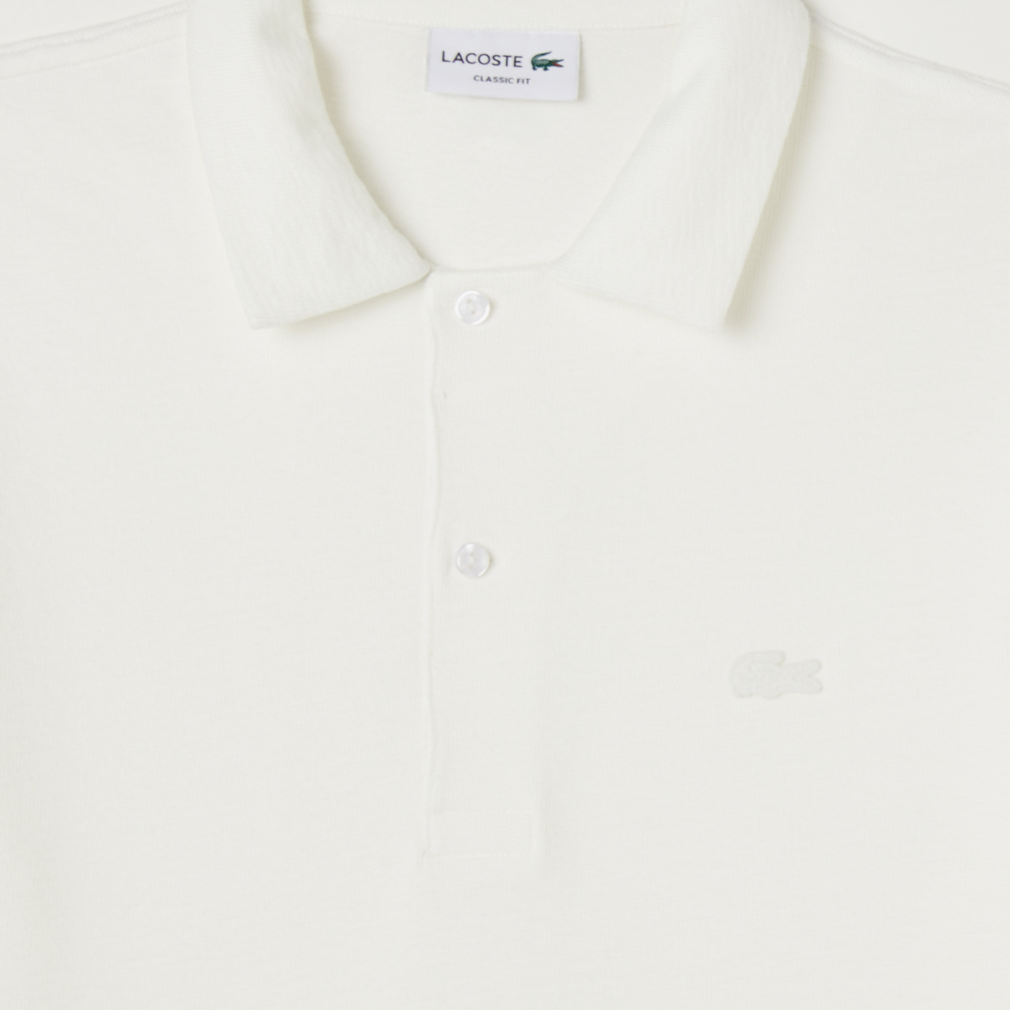 Lacoste Erkek Classic Fit Beyaz Polo görsel 4