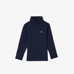 Çocuk Bisiklet Yaka Lacivert T-Shirt Lacivert