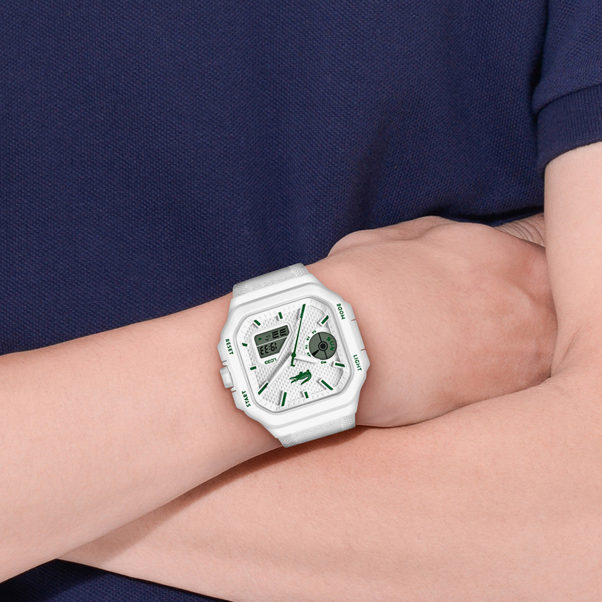 Lacoste LC33 Erkek Beyaz Saat görsel 5