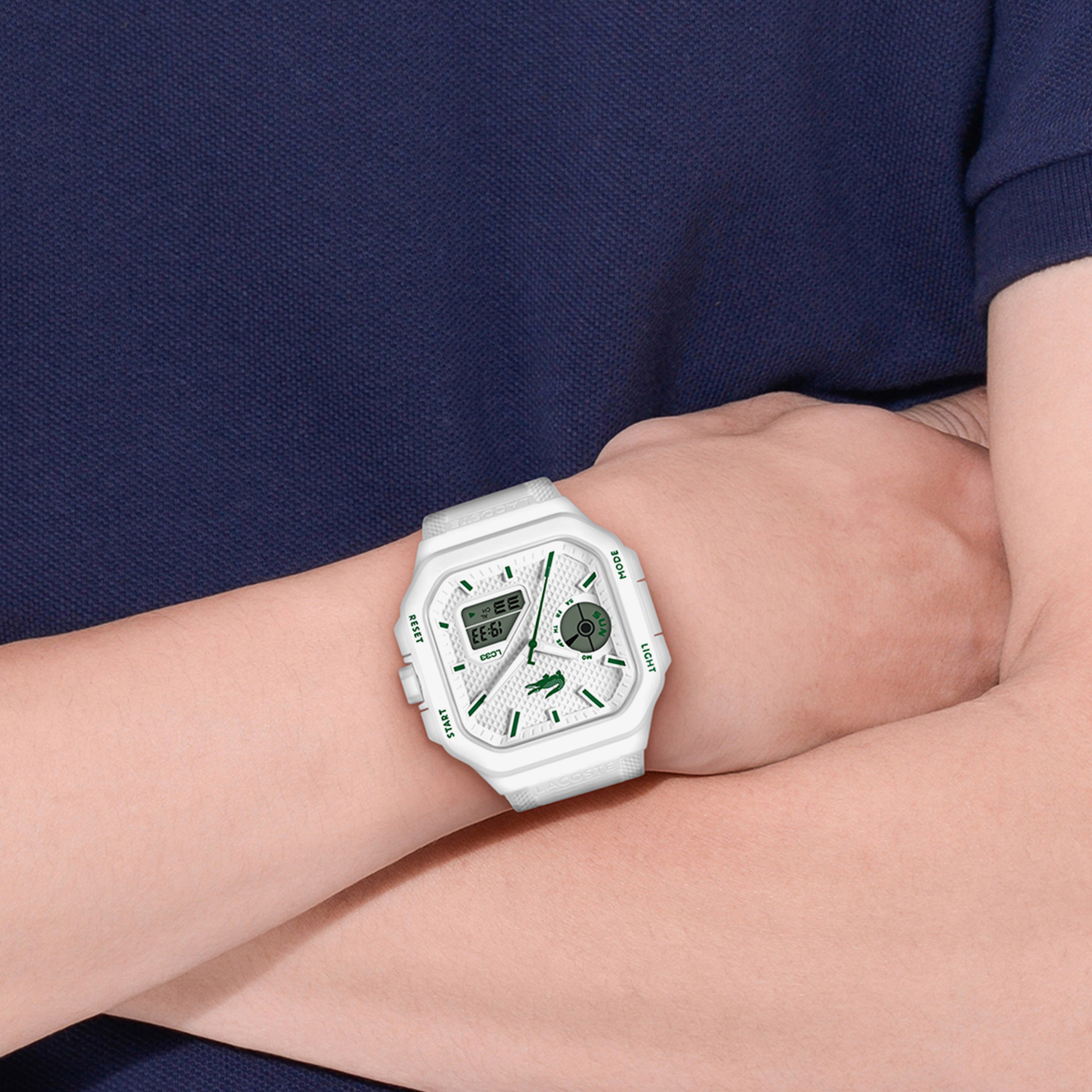 LC33 Erkek Beyaz Saat