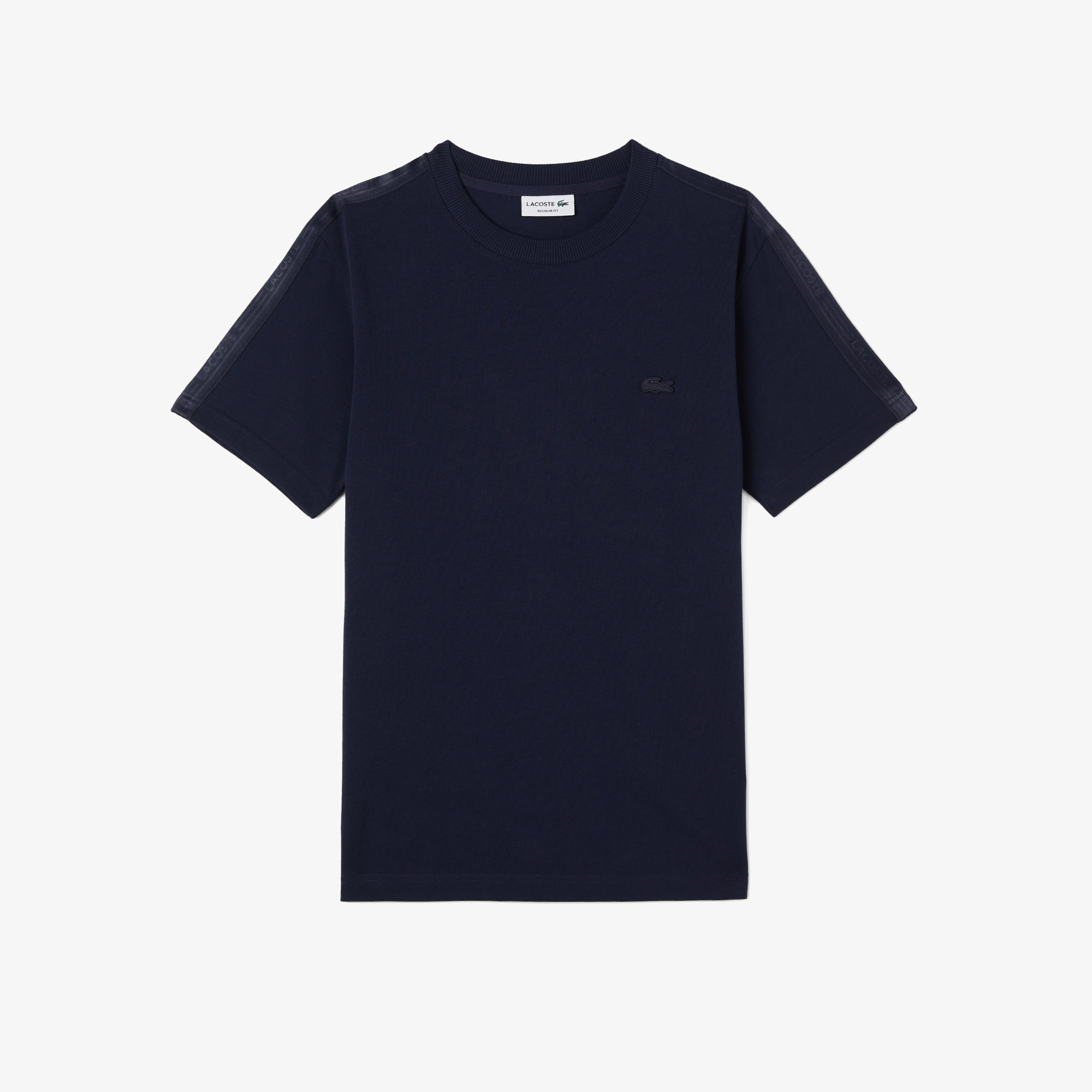 Lacoste Erkek Regular Fit Bisiklet Yaka Lacivert T-Shirt görsel 3