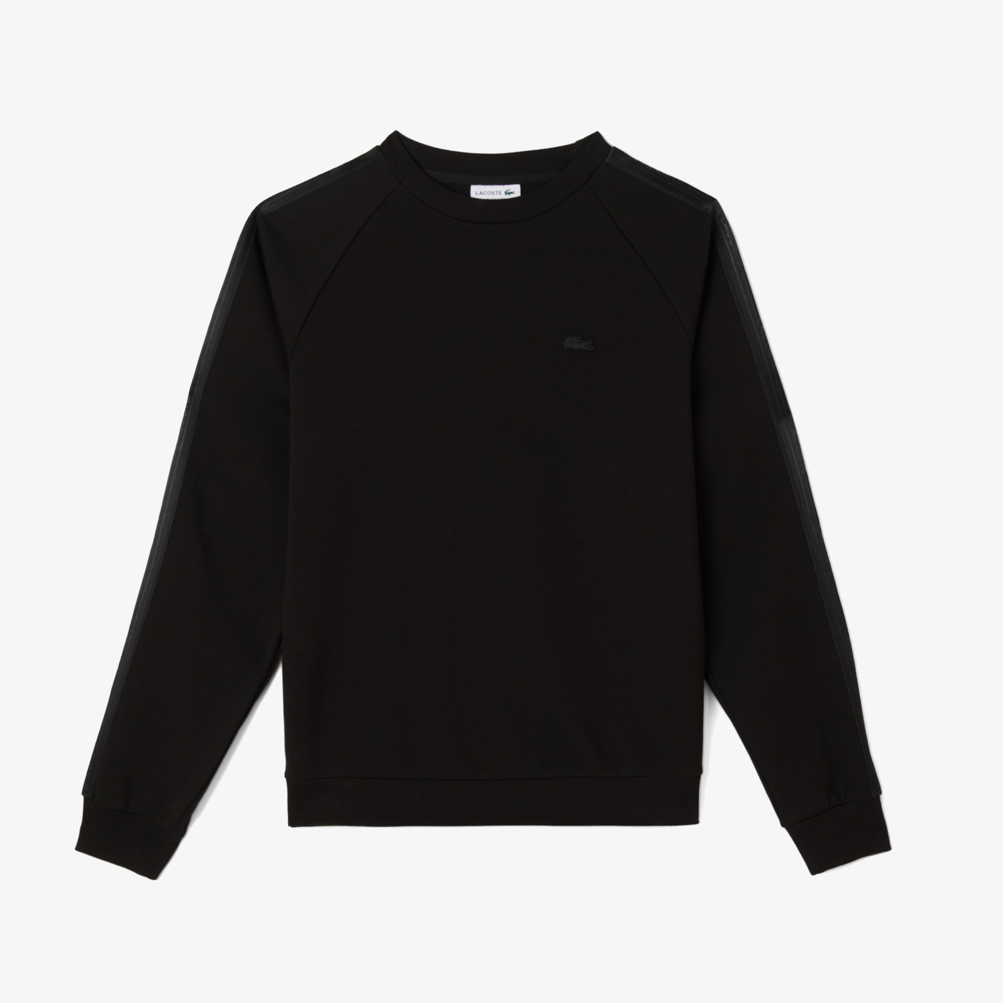 Lacoste Erkek Classic Fit Bisiklet Yaka Siyah Sweatshirt görsel 3