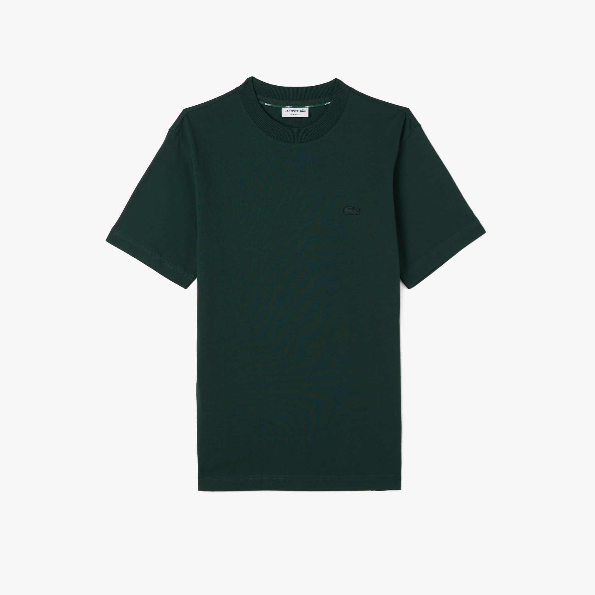 Lacoste Erkek Relaxed Fit Bisiklet Yaka Yeşil T-Shirt görsel 3