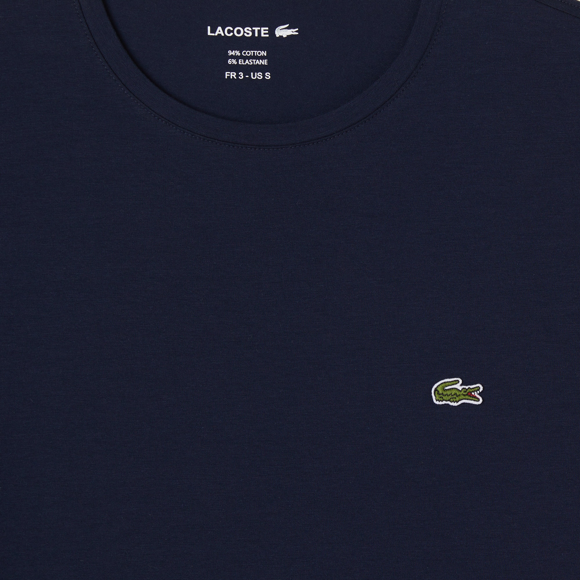 Erkek Slim Fit Bisiklet Yaka Lacivert T-Shirt