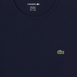 Erkek Slim Fit Bisiklet Yaka Lacivert T-Shirt Lacivert