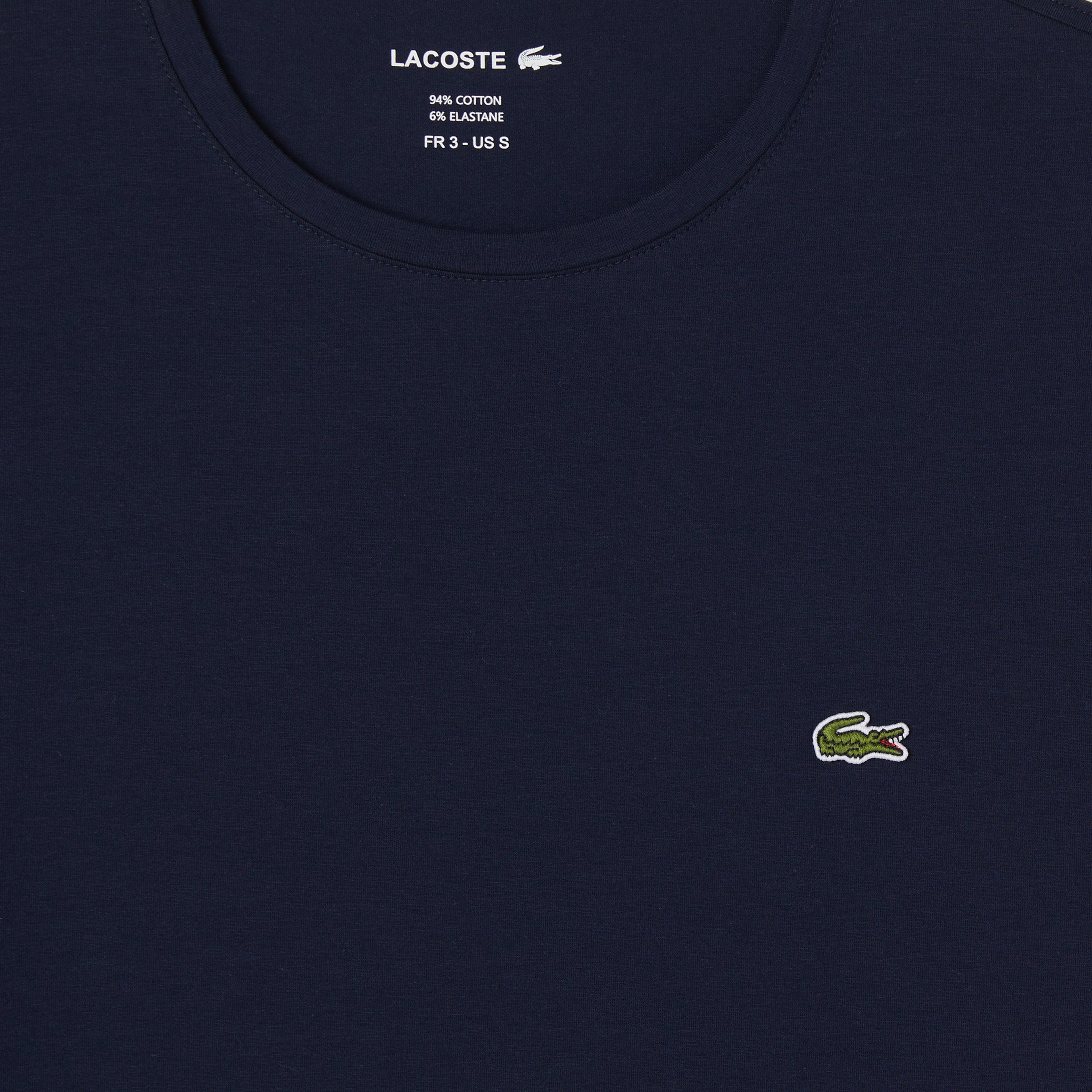 Erkek Slim Fit Bisiklet Yaka Lacivert T-Shirt