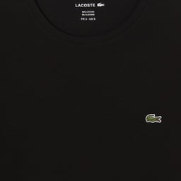 Erkek Slim Fit Bisiklet Yaka Siyah T-Shirt Siyah