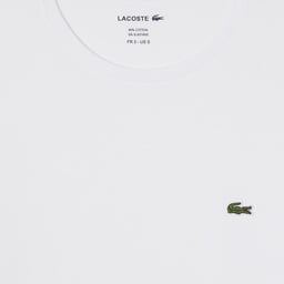 Erkek Slim Fit Bisiklet Yaka Beyaz T-Shirt Beyaz