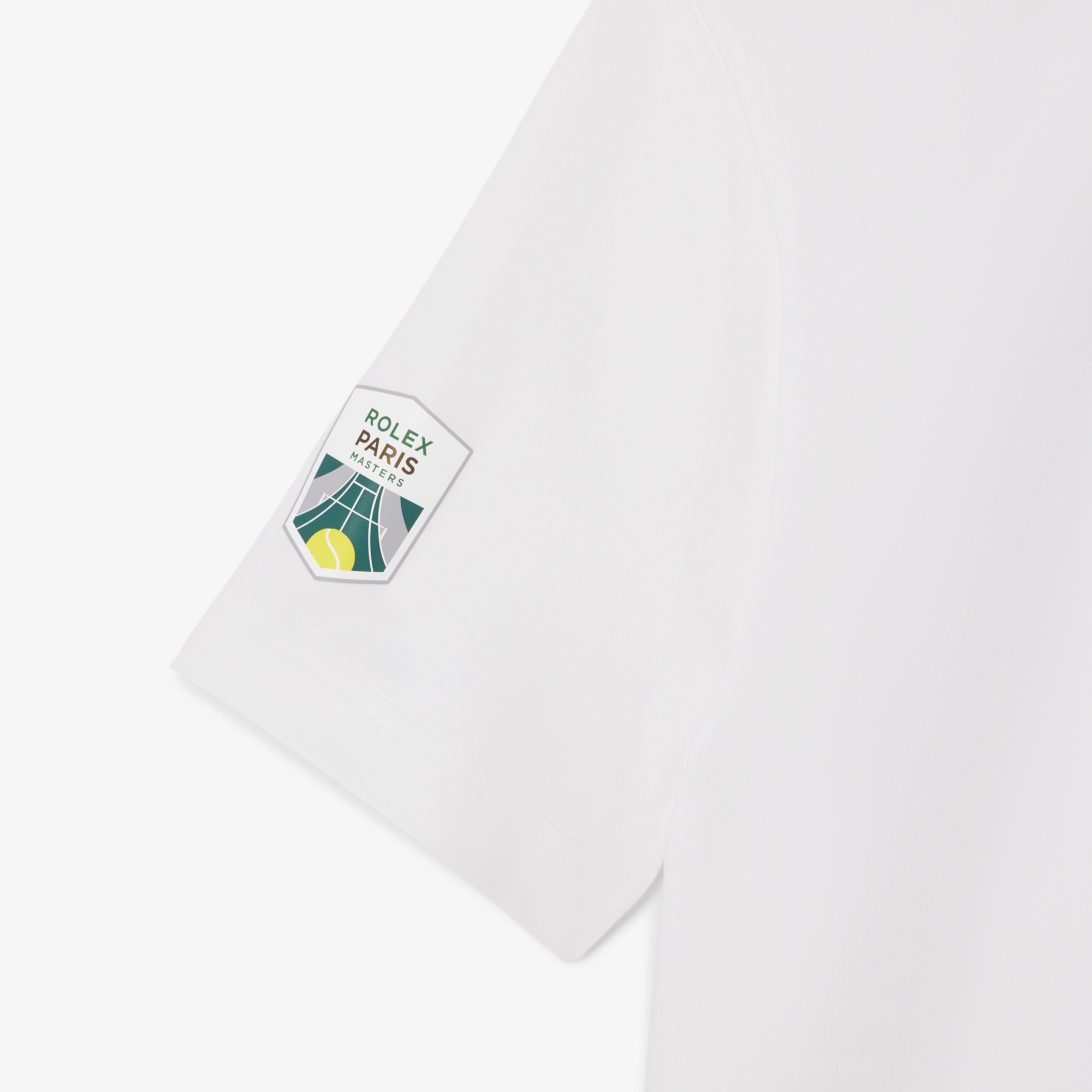 Rolex Paris Masters Erkek Regular Fit Baskılı Beyaz Polo