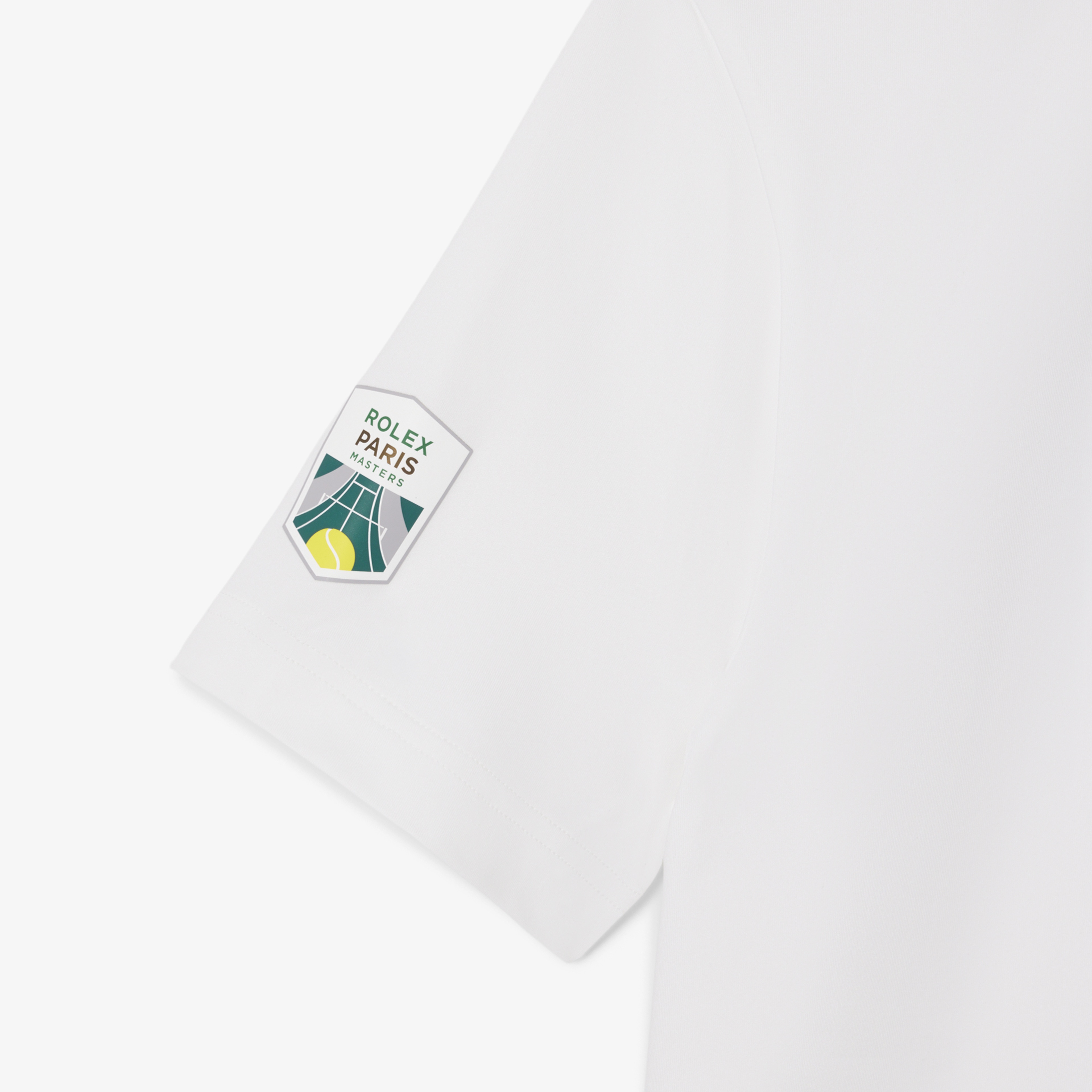 Rolex Paris Masters Erkek Regular Fit Baskılı Beyaz Polo