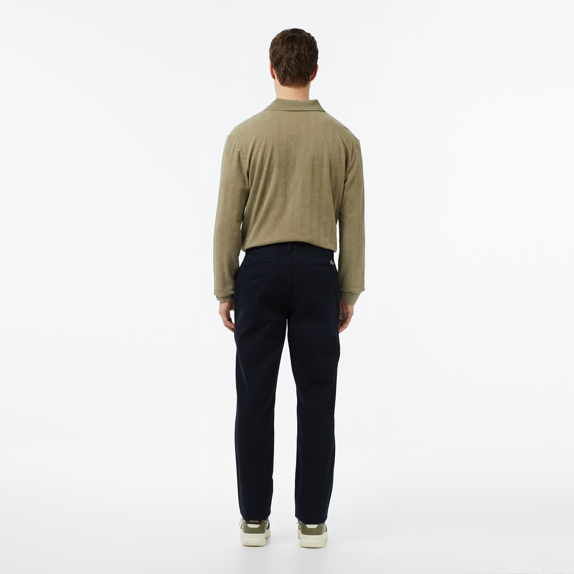 Erkek Regular Fit Chino Koyu Mavi Pantolon