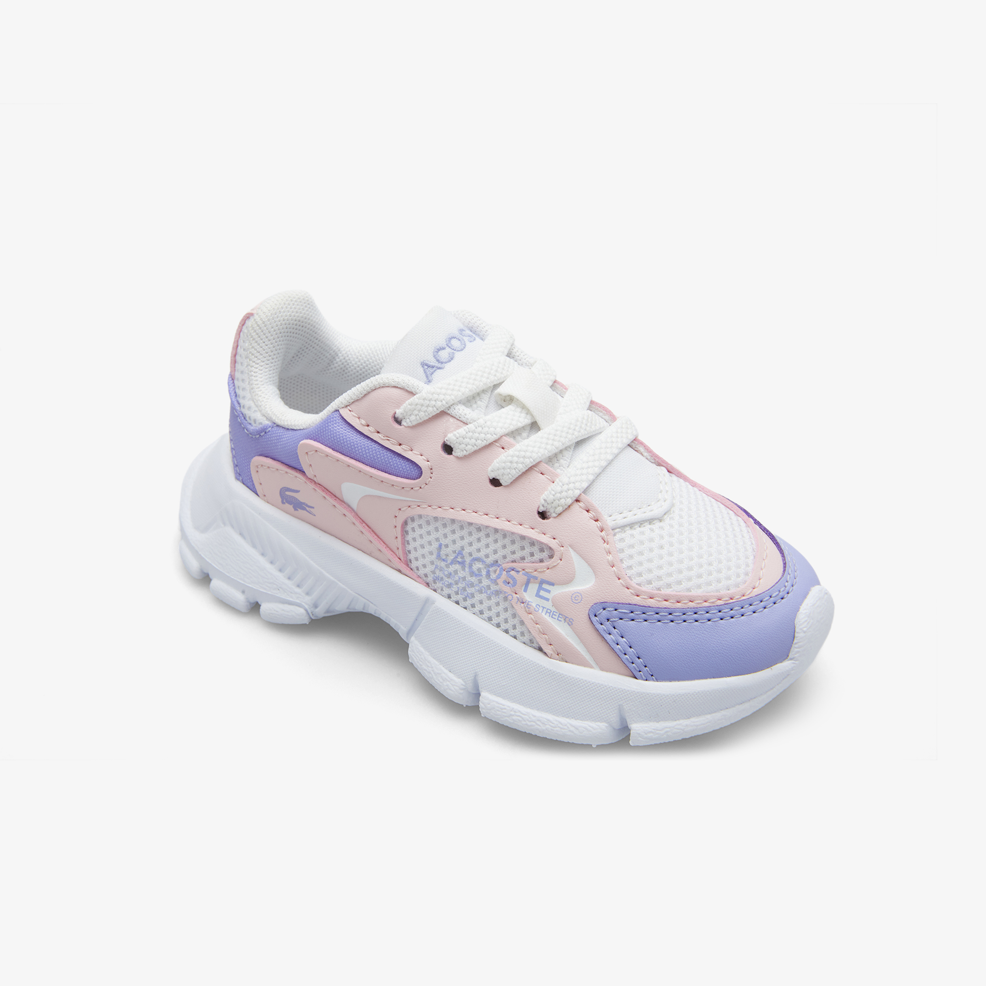 Lacoste L003 Neo Çocuk Mor Sneaker görsel 6