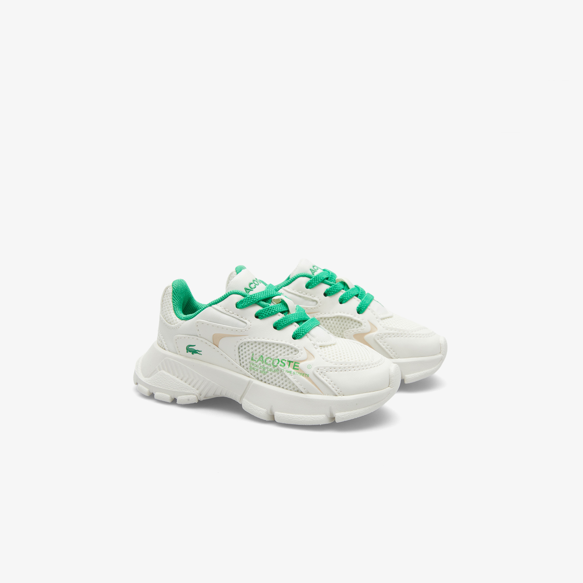 Lacoste L003 Neo Çocuk Bej Sneaker görsel 2